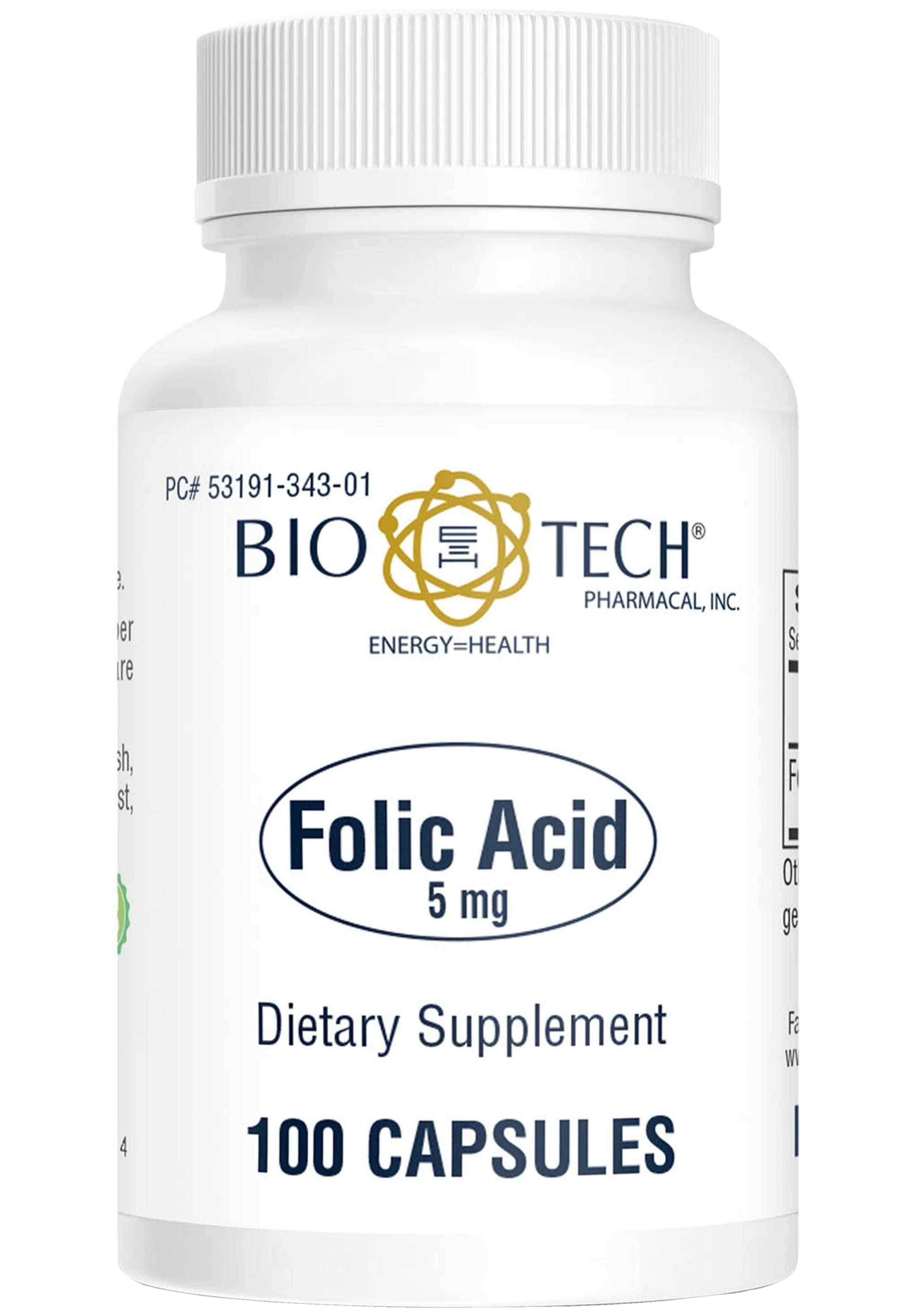 Bio-Tech Pharmacal Folic Acid (5 mg)