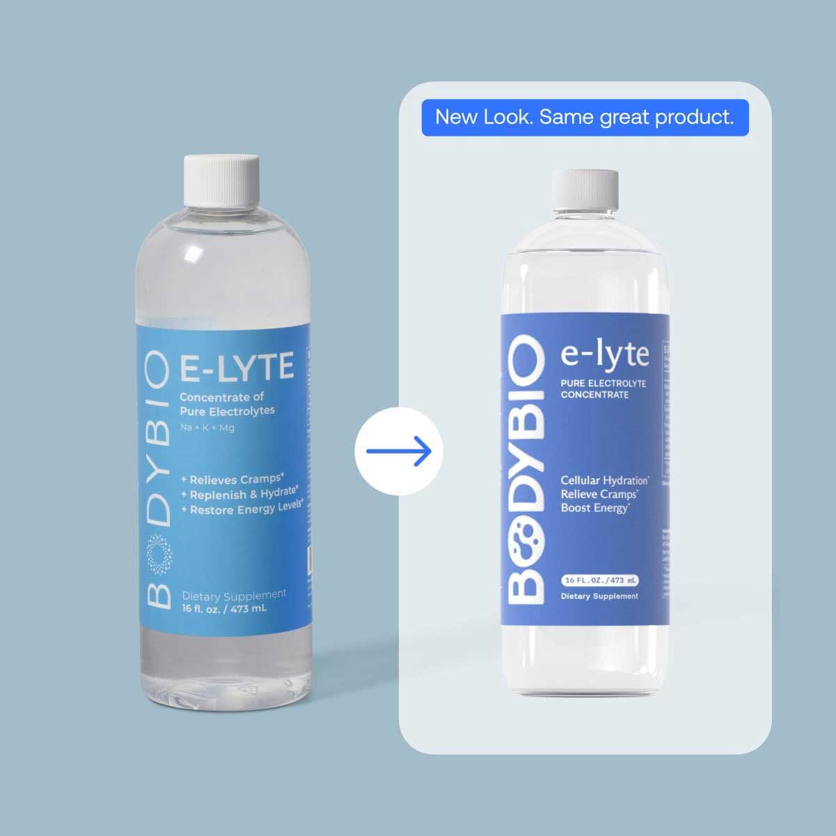 BodyBio E-Lyte Pure Electrolyte Concentrate New Look