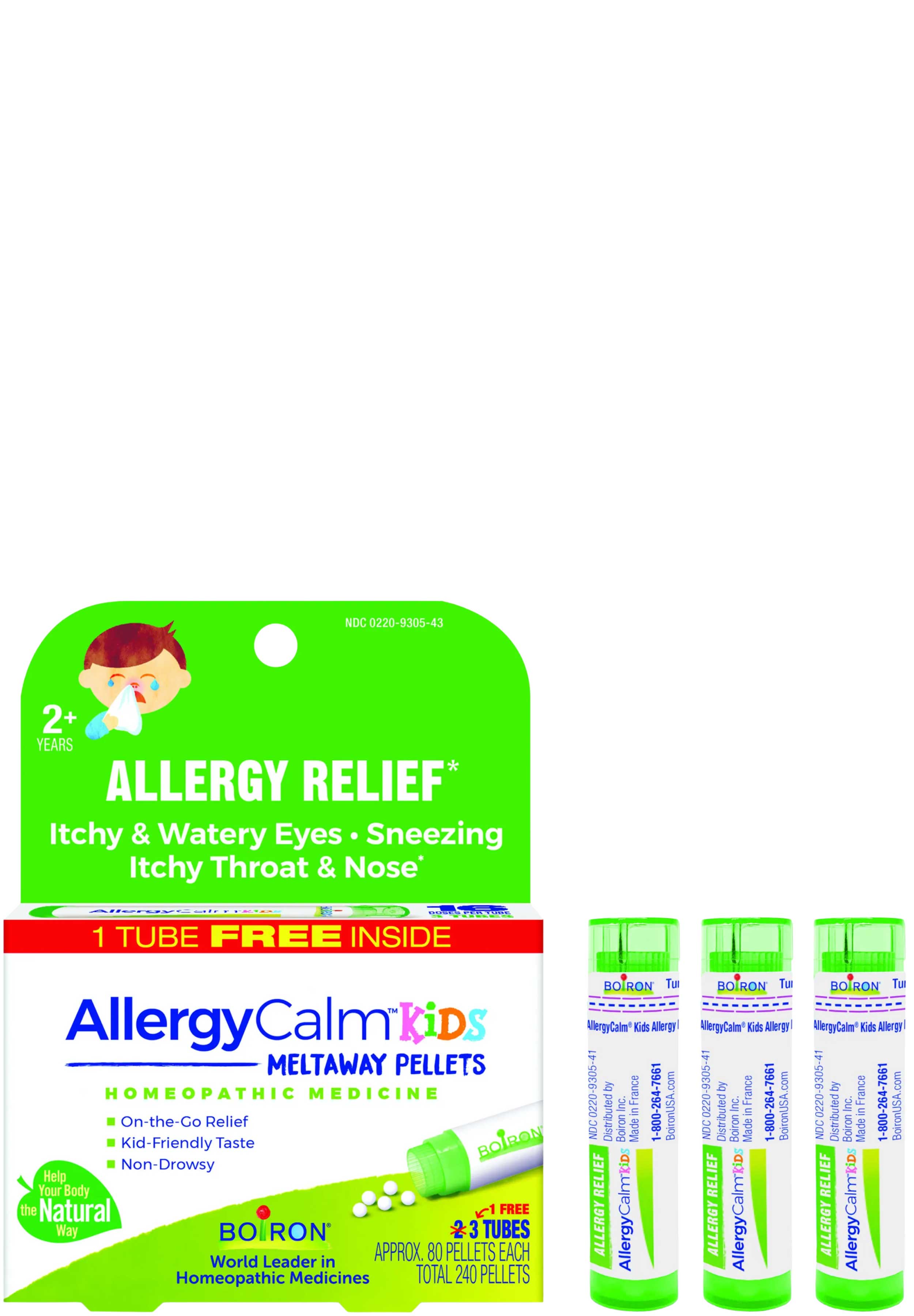 Boiron Homeopathics AllergyCalm Kids Pellets (Formerly RhinAllergy)