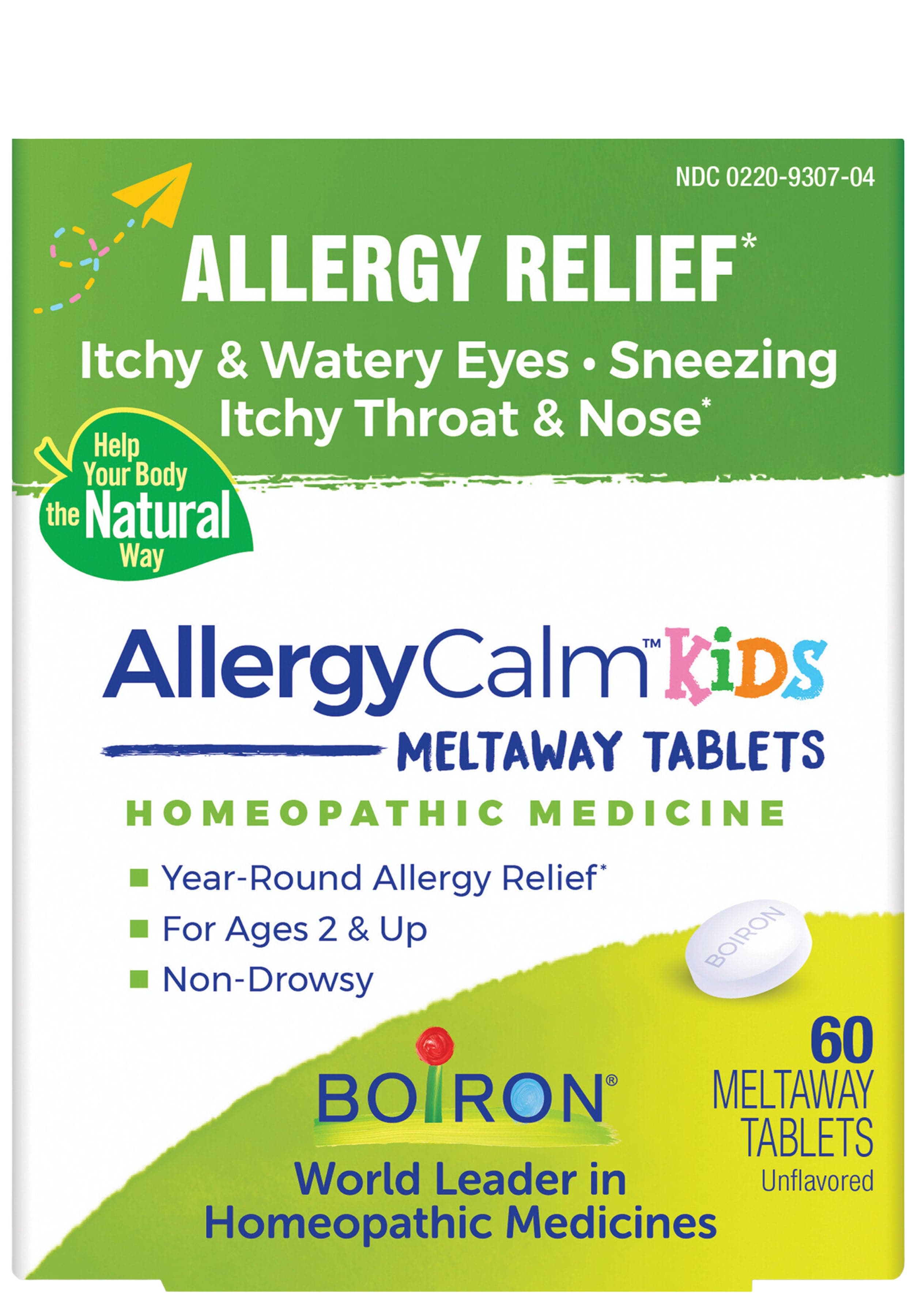 Boiron Homeopathics AllergyCalm Kids Tablets (Formerly RhinAllergy Kids)