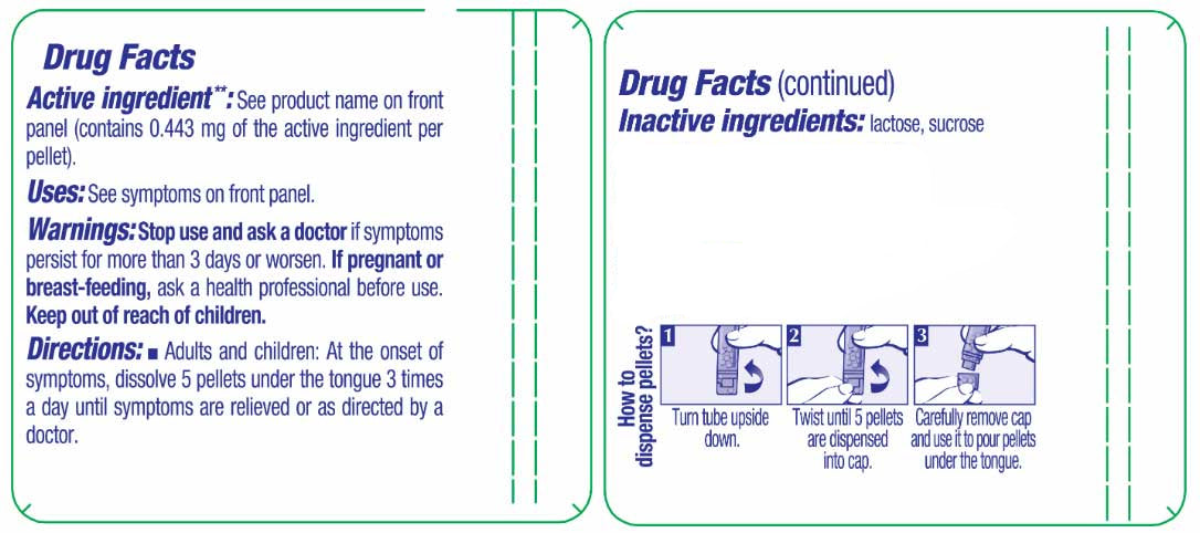 Boiron Homeopathics Alumina Ingredients