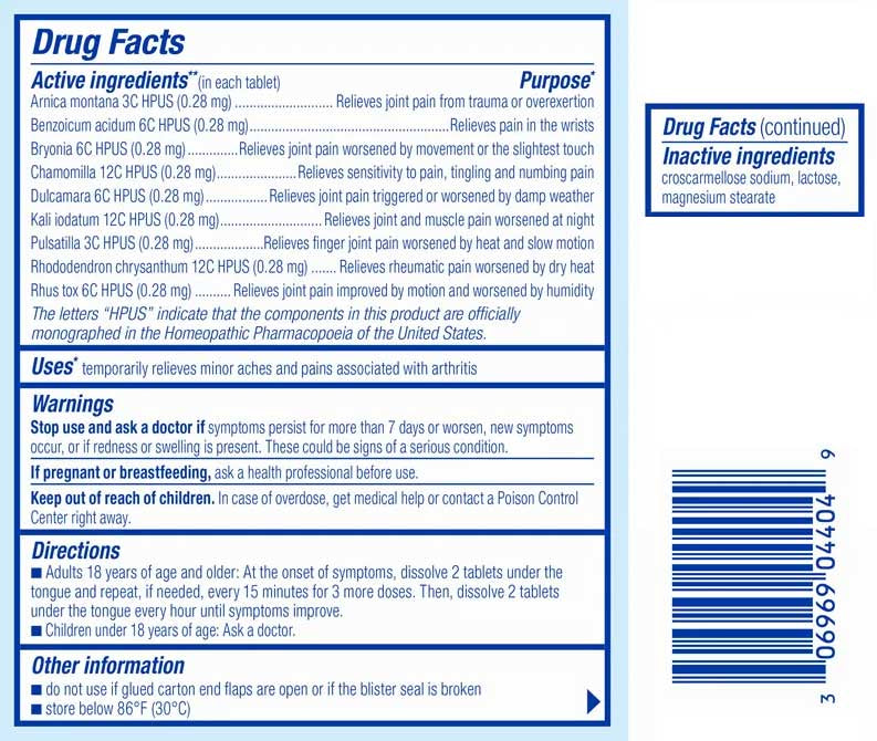 Boiron Homeopathics Arnicare Arthritis Ingredients