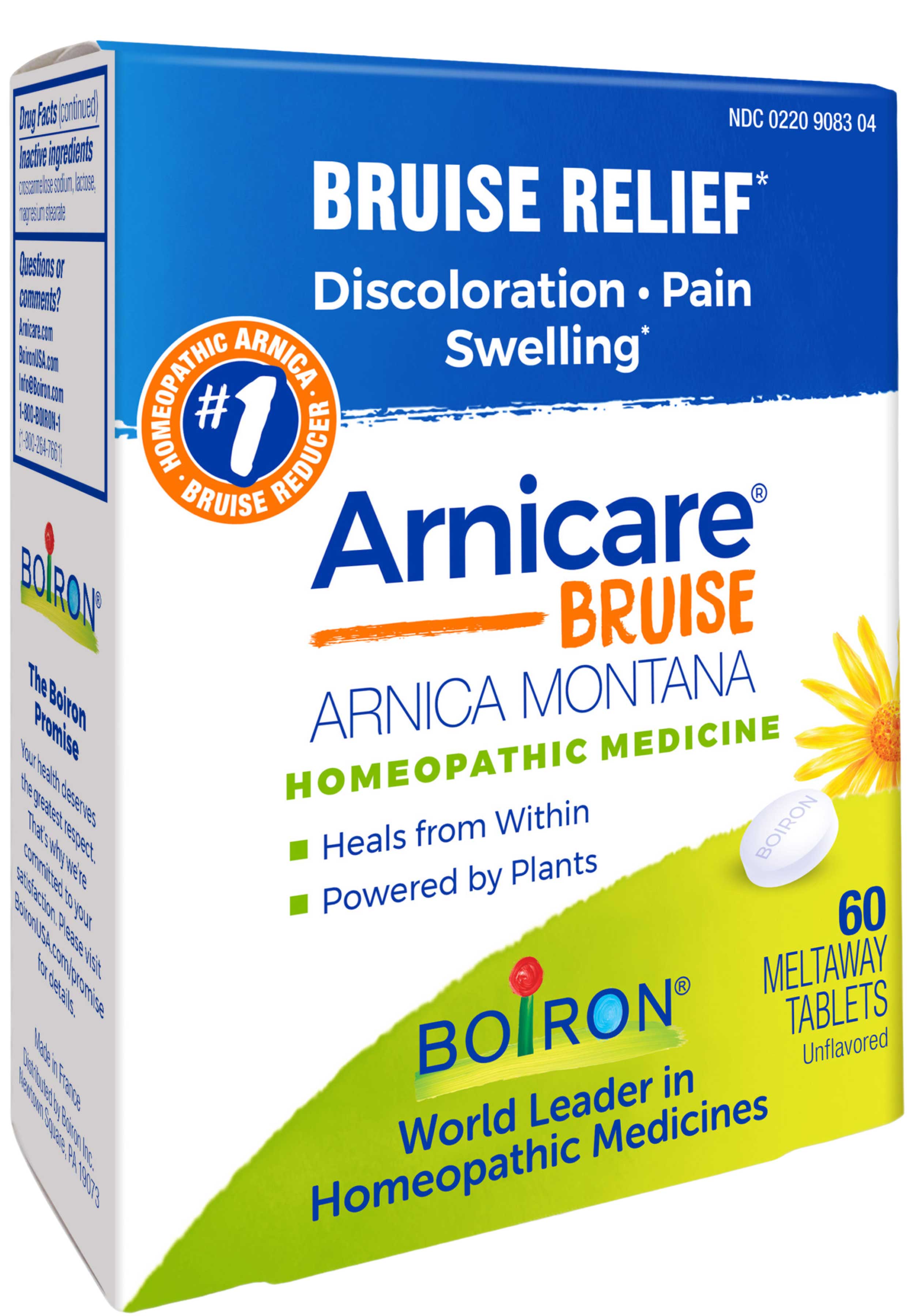 Boiron Homeopathics Arnicare Bruise Tablets
