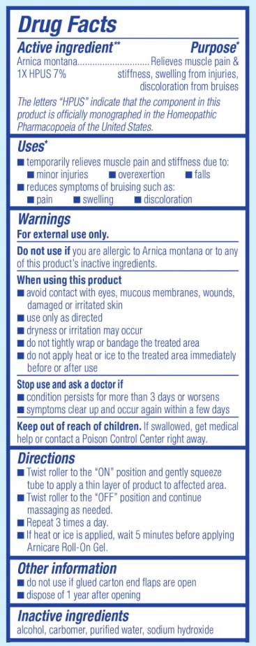 Boiron Homeopathics Arnicare Roll-On Ingredients