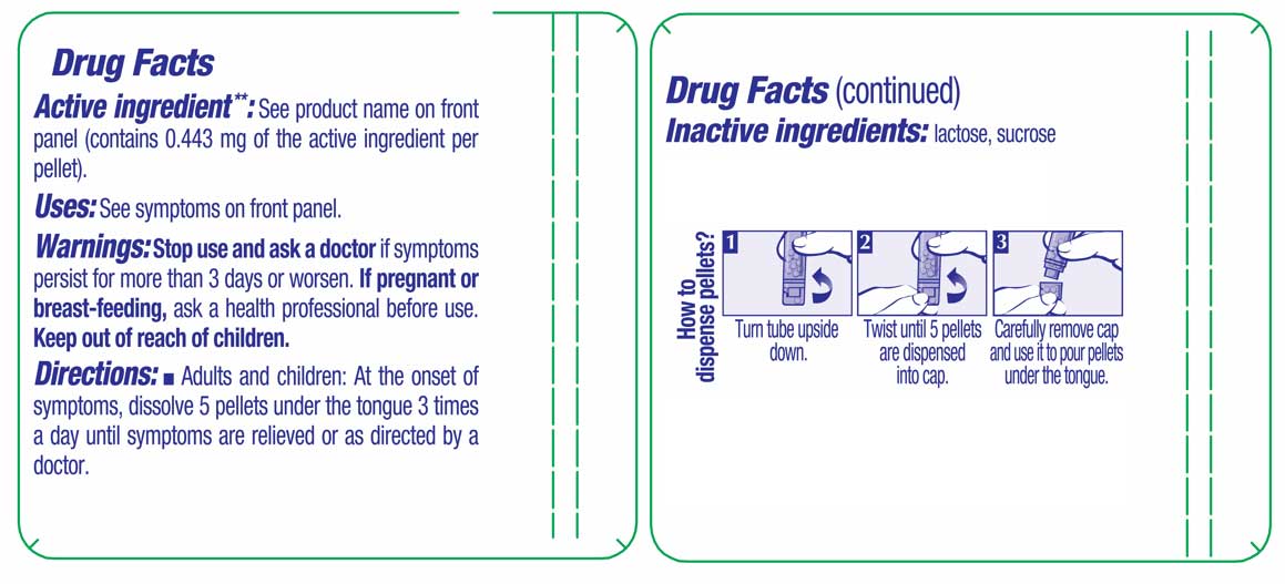 Boiron Homeopathics Aurum Metallicum Ingredients