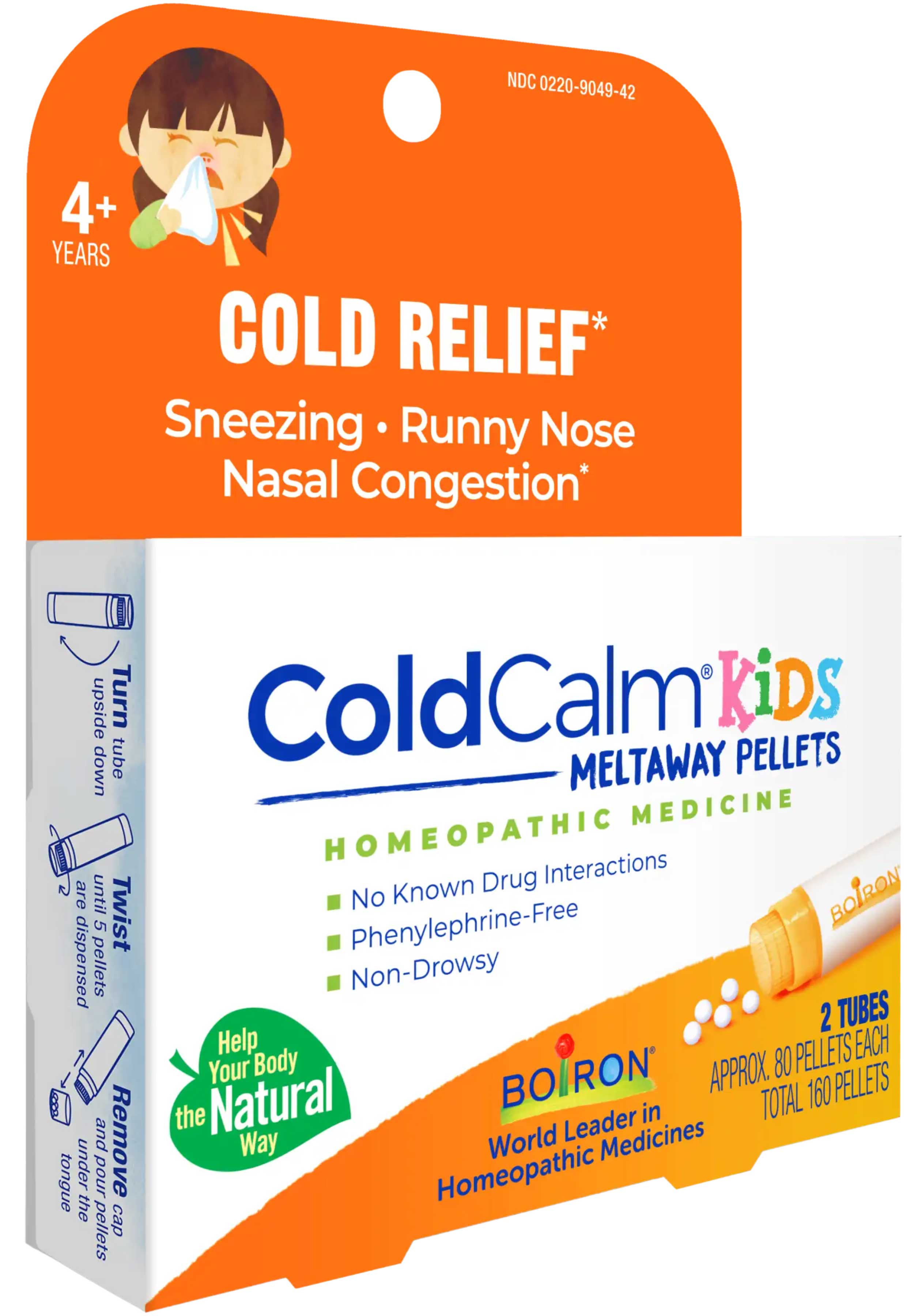 Boiron Homeopathics ColdCalm® Kids Pellets