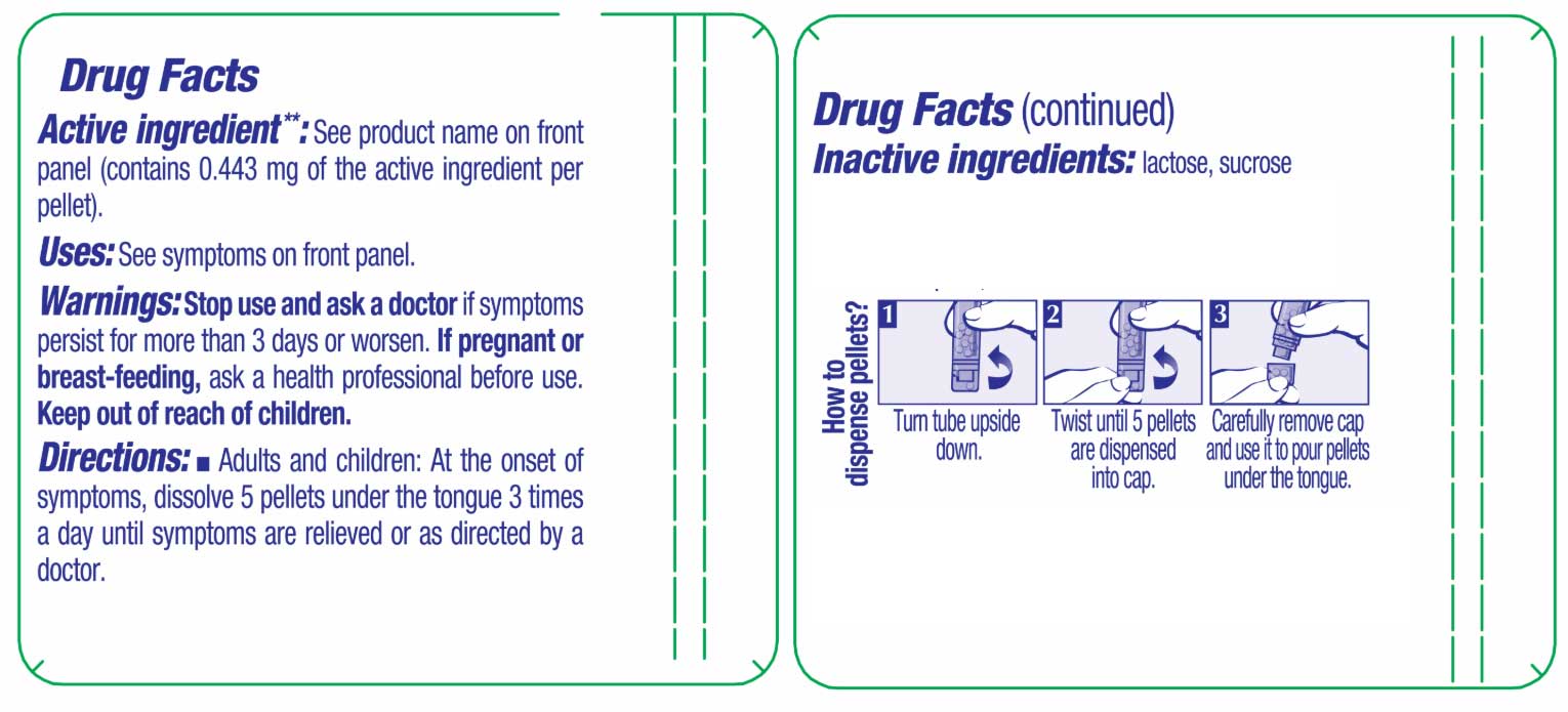 Boiron Homeopathics Gelsemium Sempervirens Ingredients