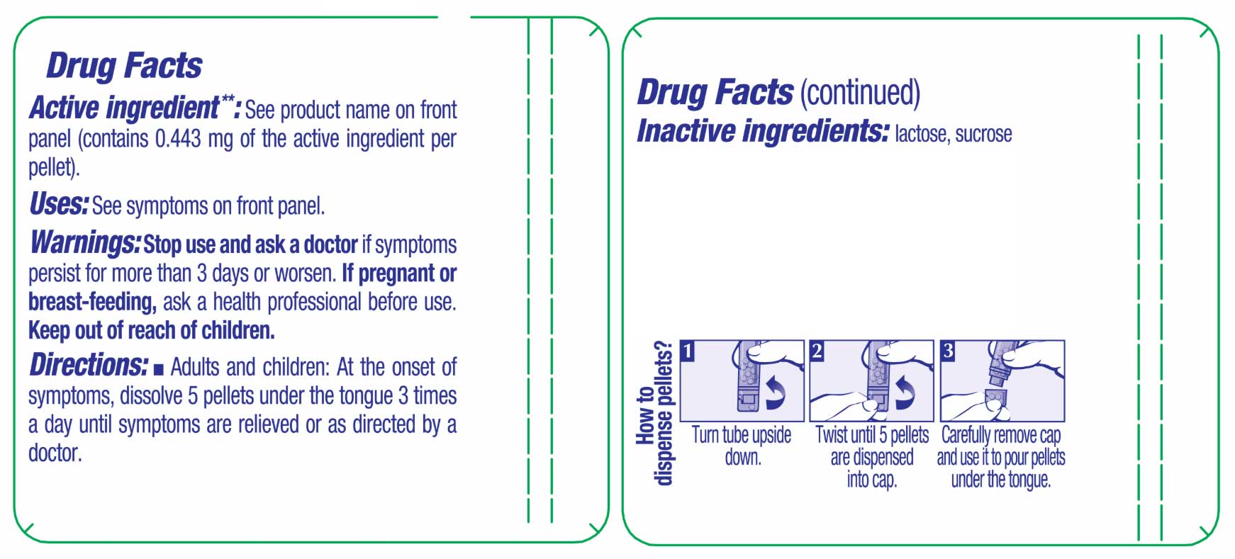 Boiron Homeopathics Glonoinum Ingredients