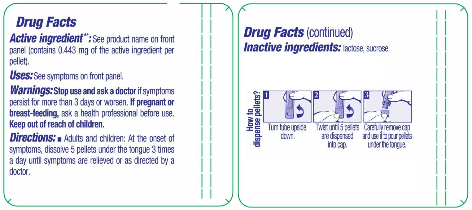 Boiron Homeopathics Natrum Phosphoricum Ingredients