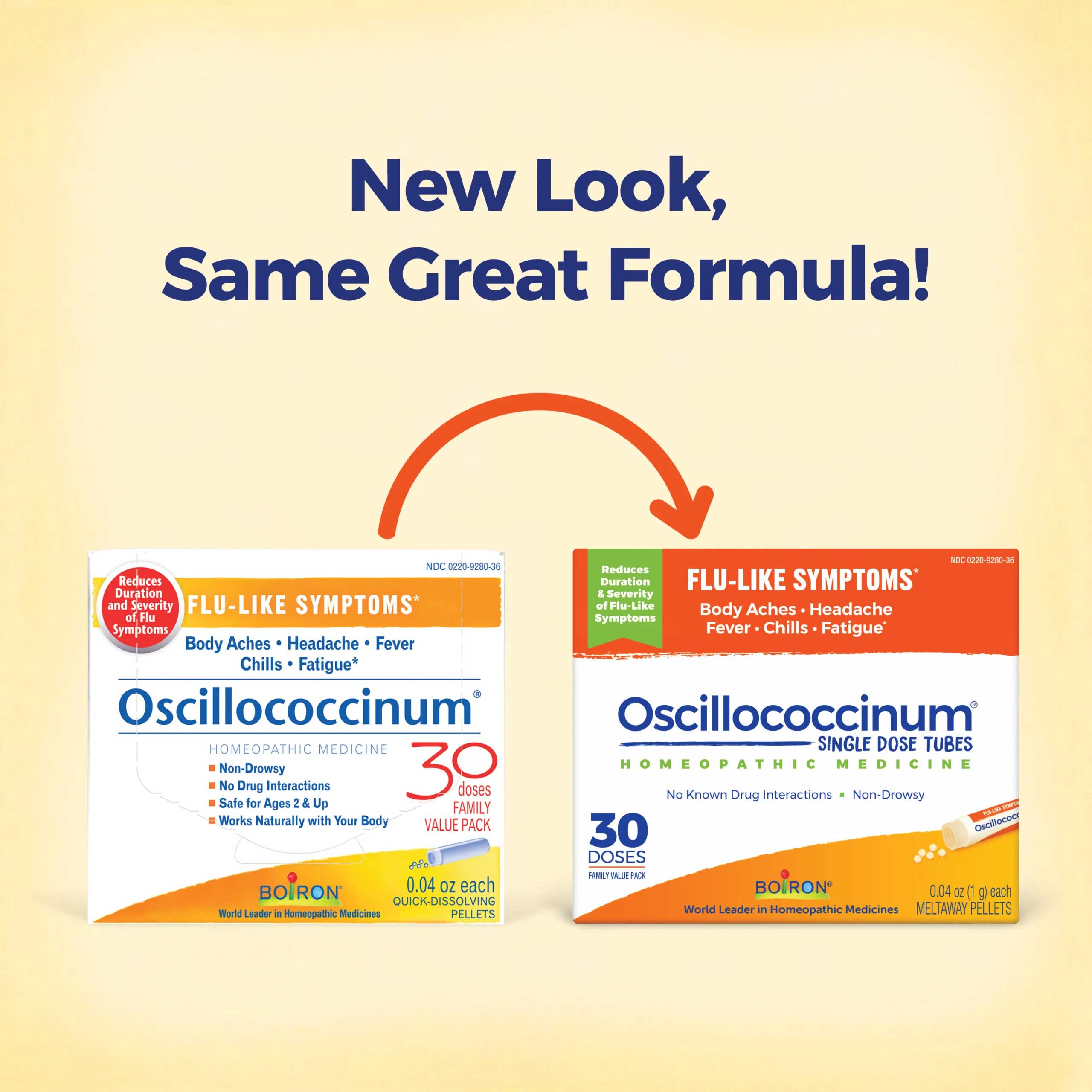 Boiron Homeopathics Oscillococcinum New Look