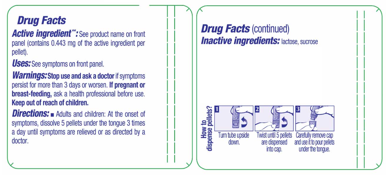 Boiron Homeopathics Staphysagria Ingredients