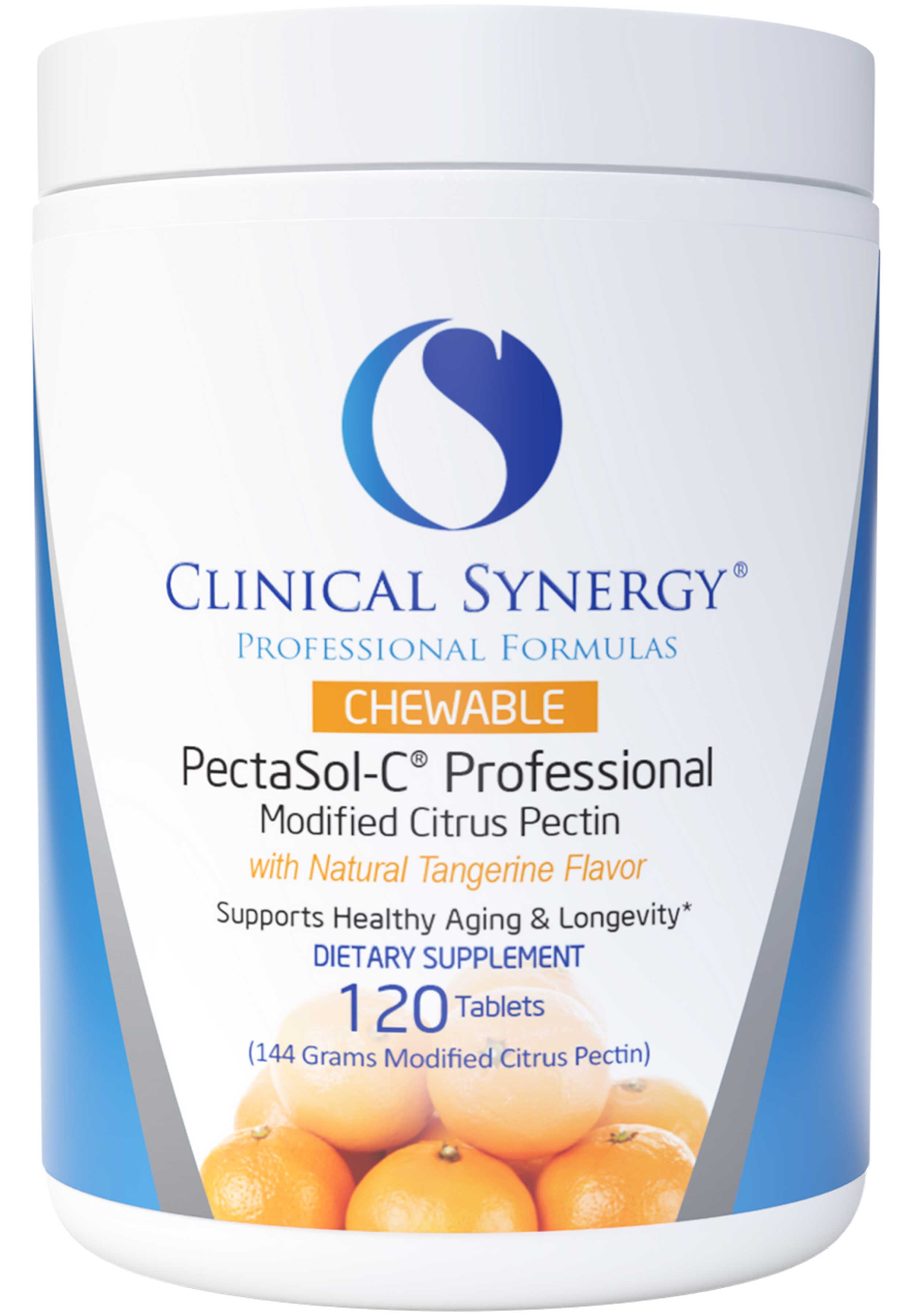 Clinical Synergy Professional Formulas PectaSol-C Professional Tangerine Chewable