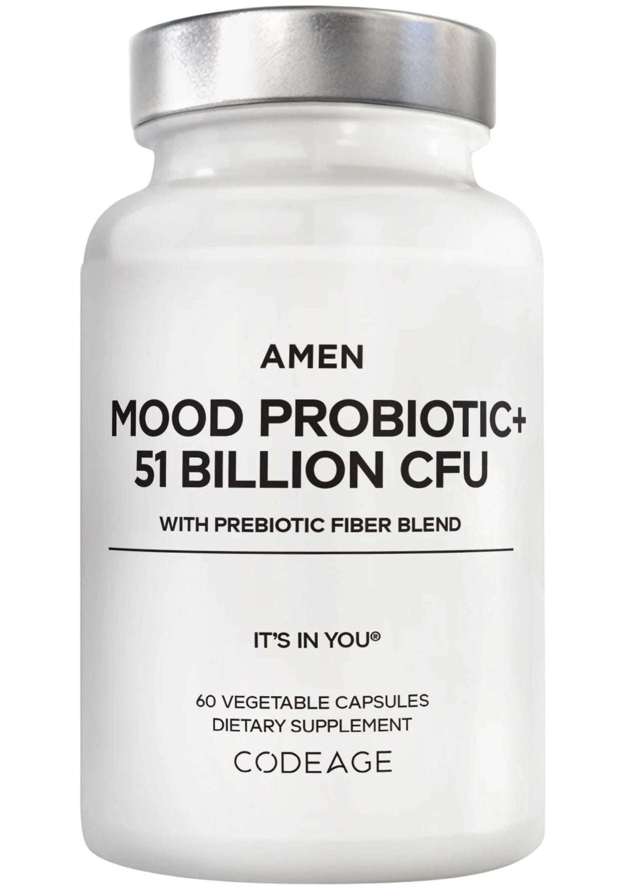 Codeage Amen Mood Probiotic+ 51 Billion CFU