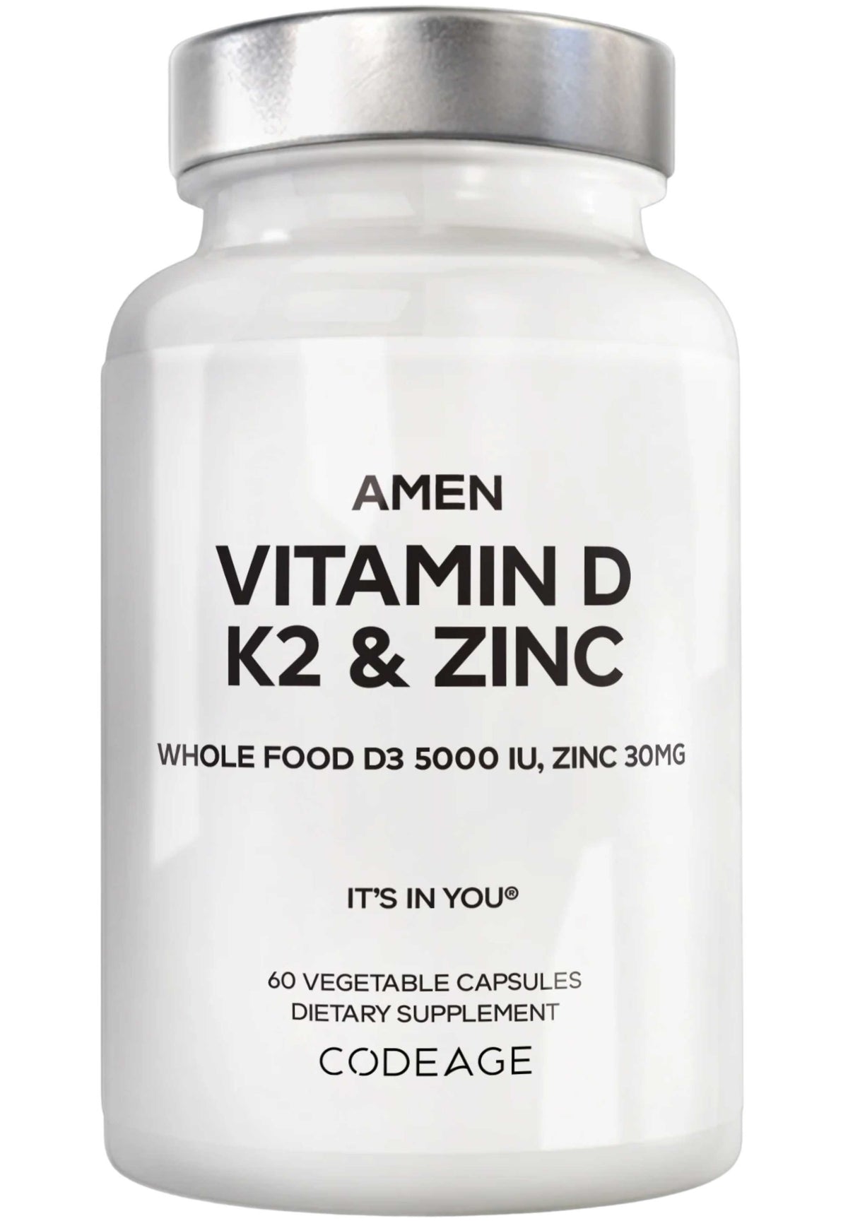 Codeage Amen Vitamin D, K2 & Zinc