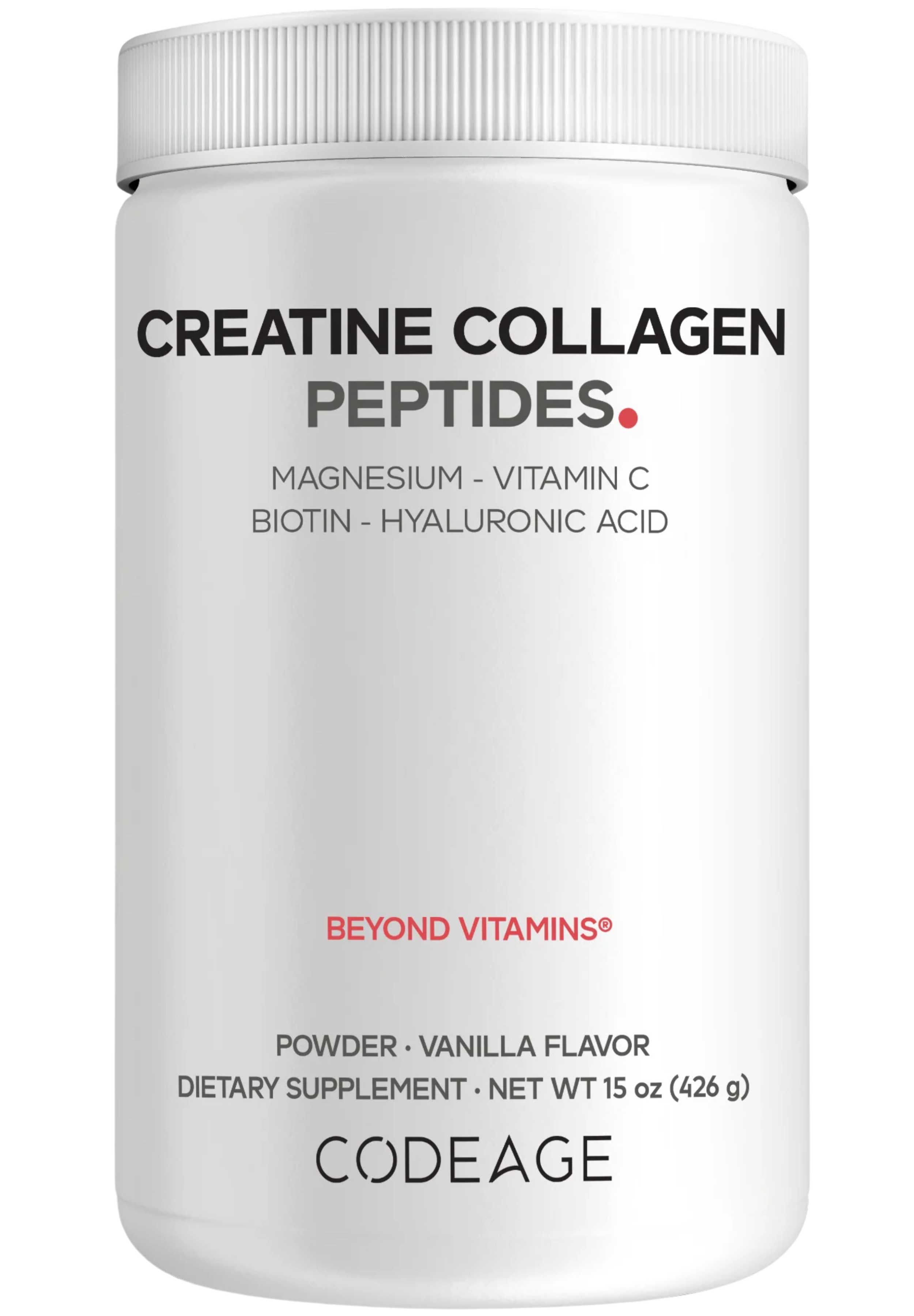 Codeage Creatine Collagen Peptides Powder