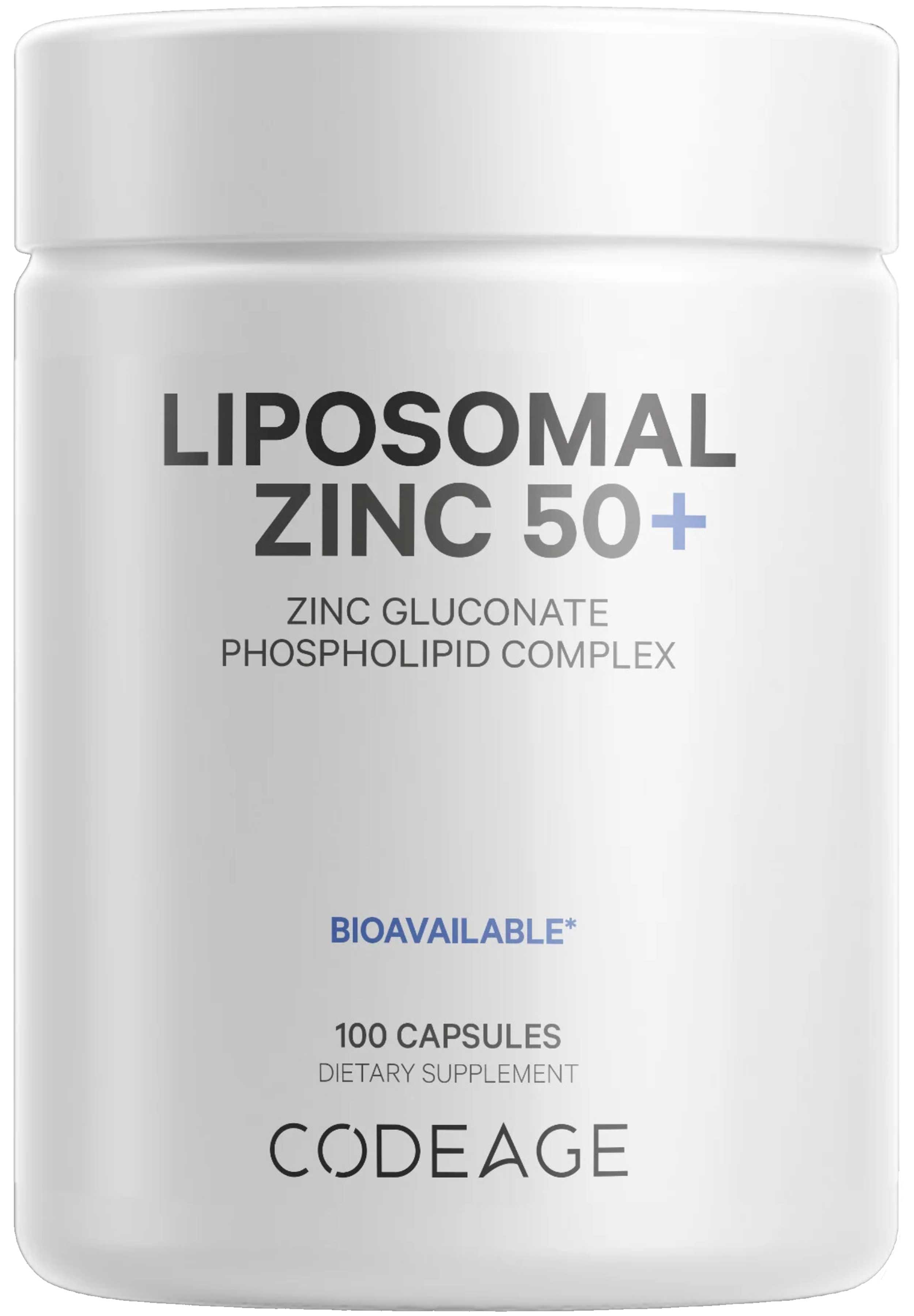 Codeage Liposomal Zinc 50+