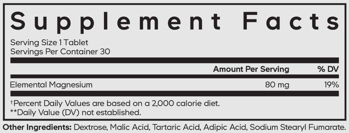 Codeage Molecular Hydrogen Ingredients