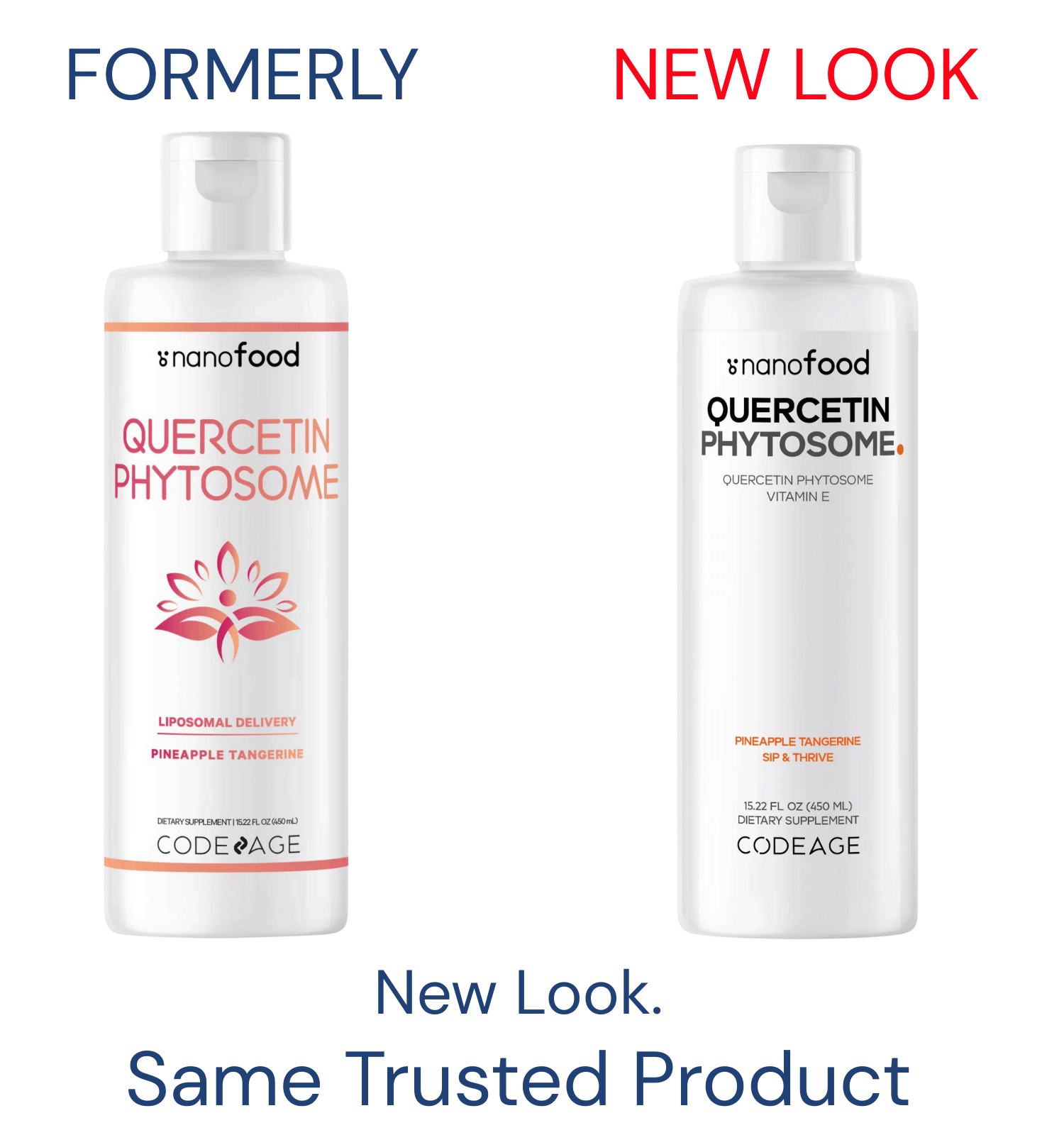 Codeage Nanofood Quercetin Phytosome New Look