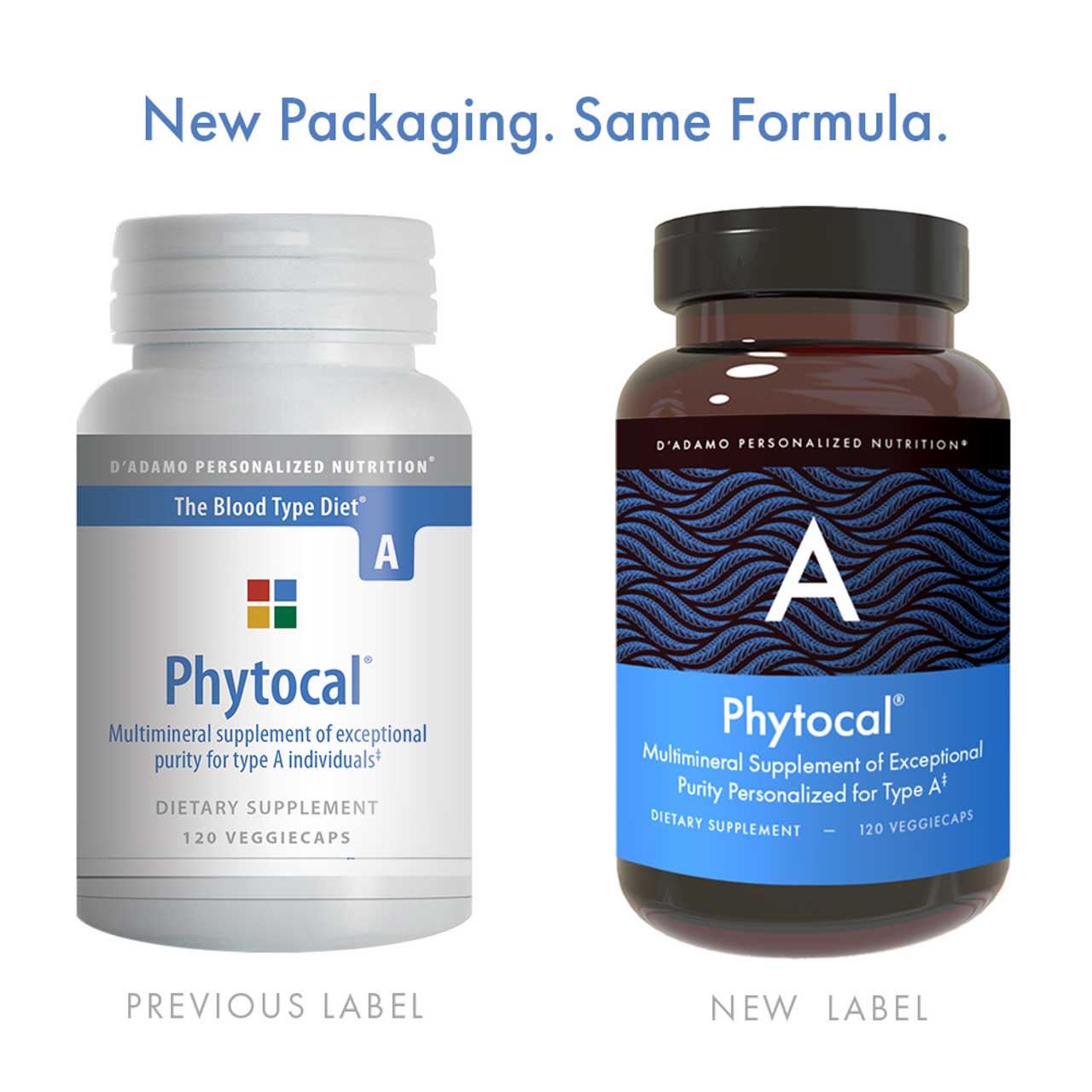 D'Adamo Personalized Nutrition Phytocal A New Label