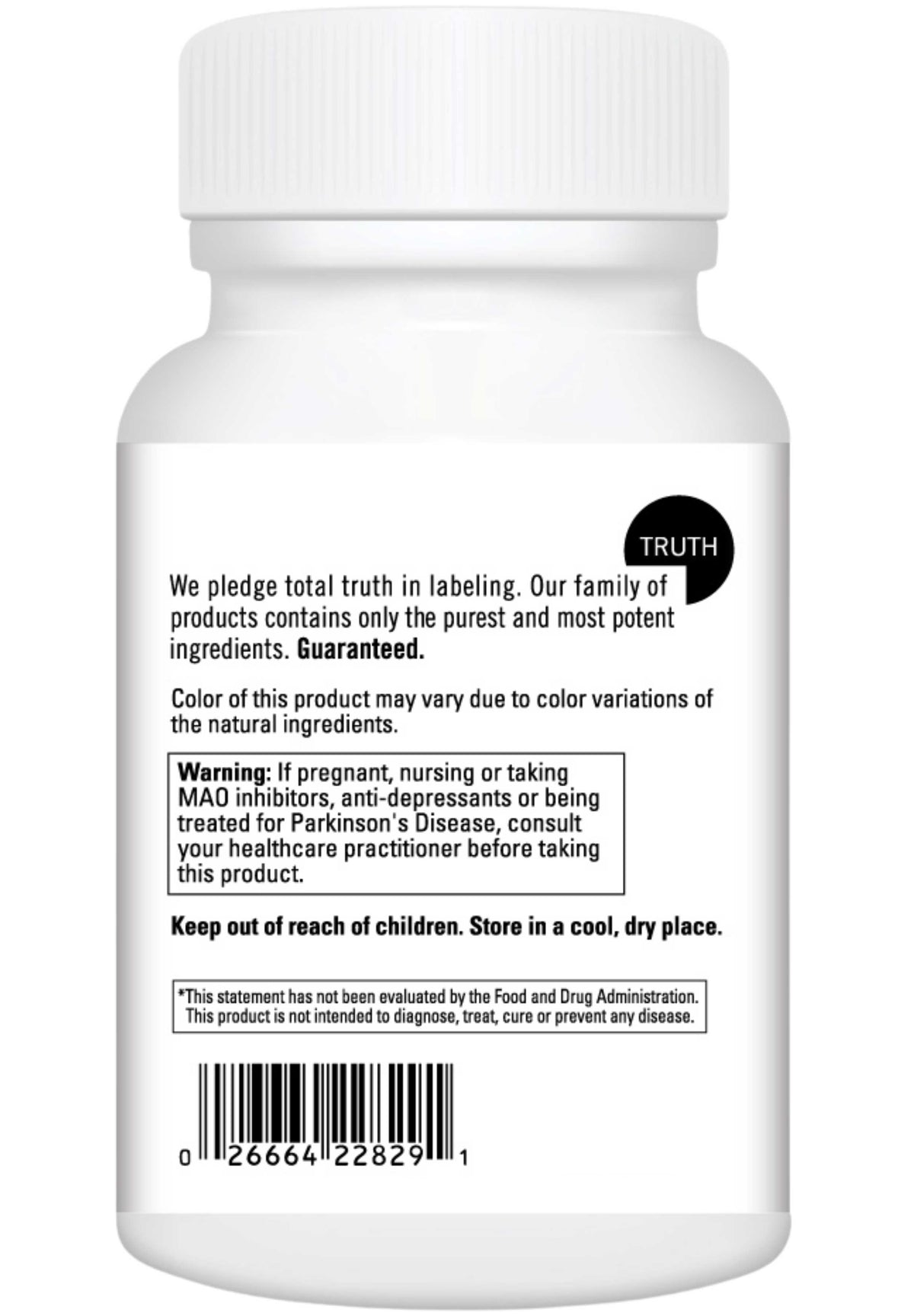 DaVinci Labs 5-HTP Back
