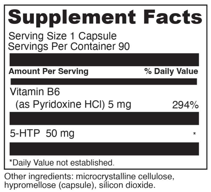 DaVinci Labs 5-HTP Ingredients