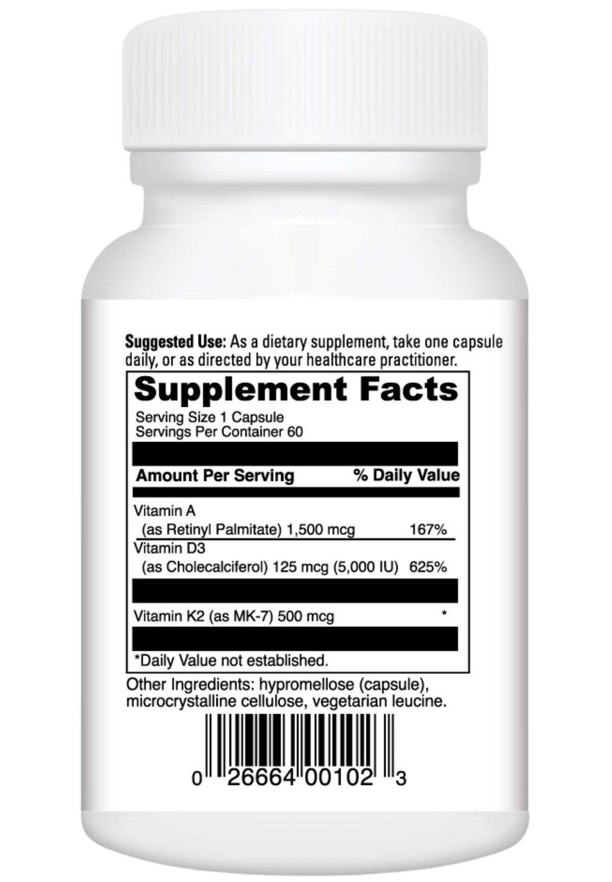 DaVinci Labs ADK Ingredients