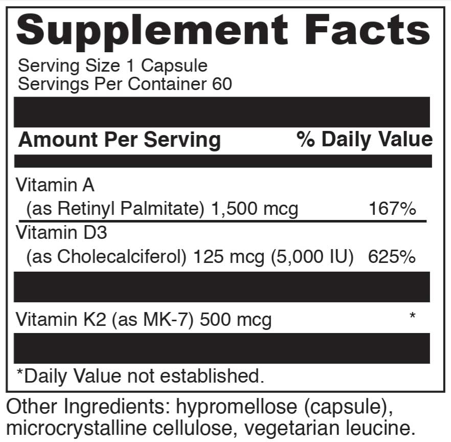 DaVinci Labs ADK Ingredients