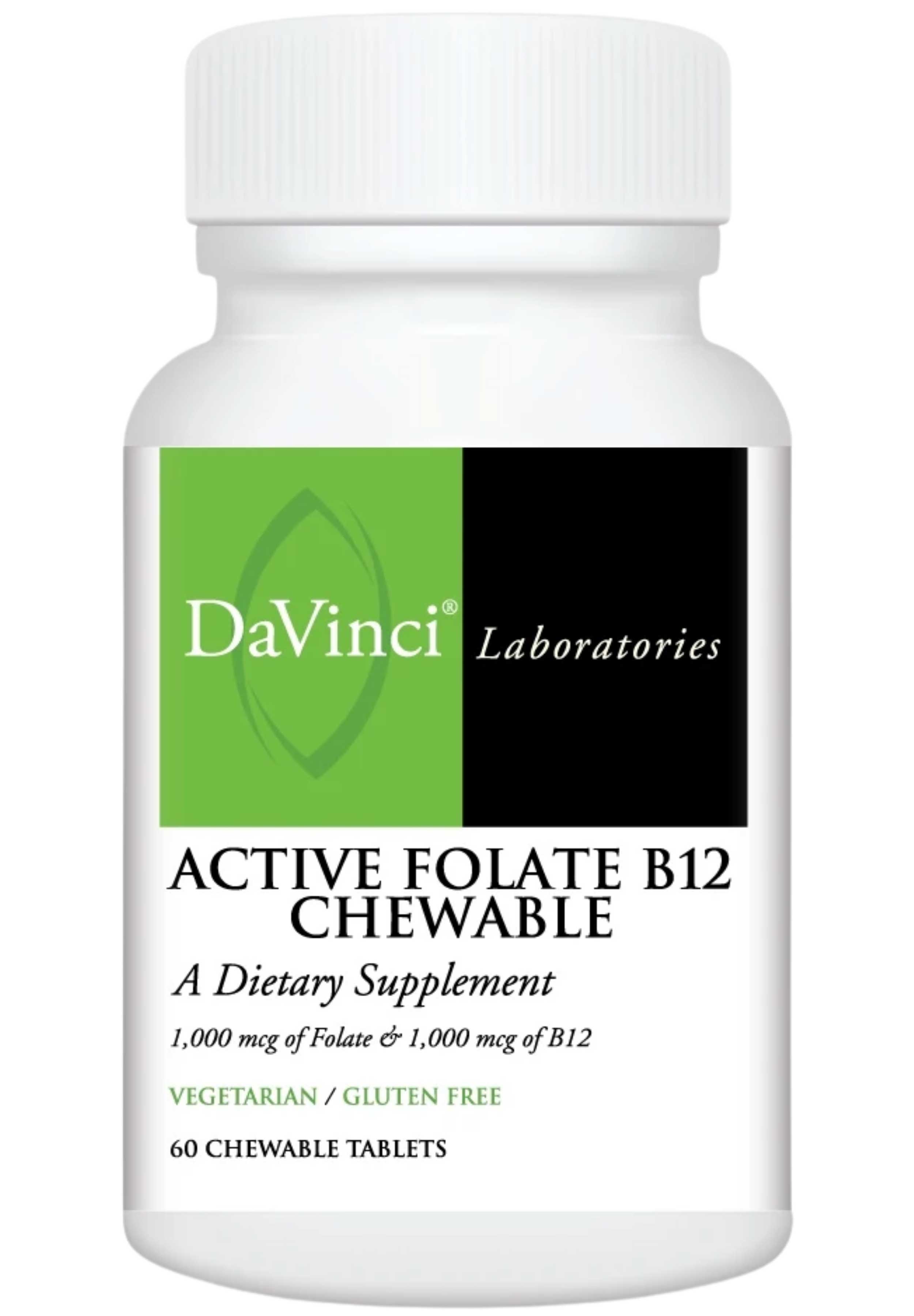 DaVinci Labs Active Folate B12 Chewable