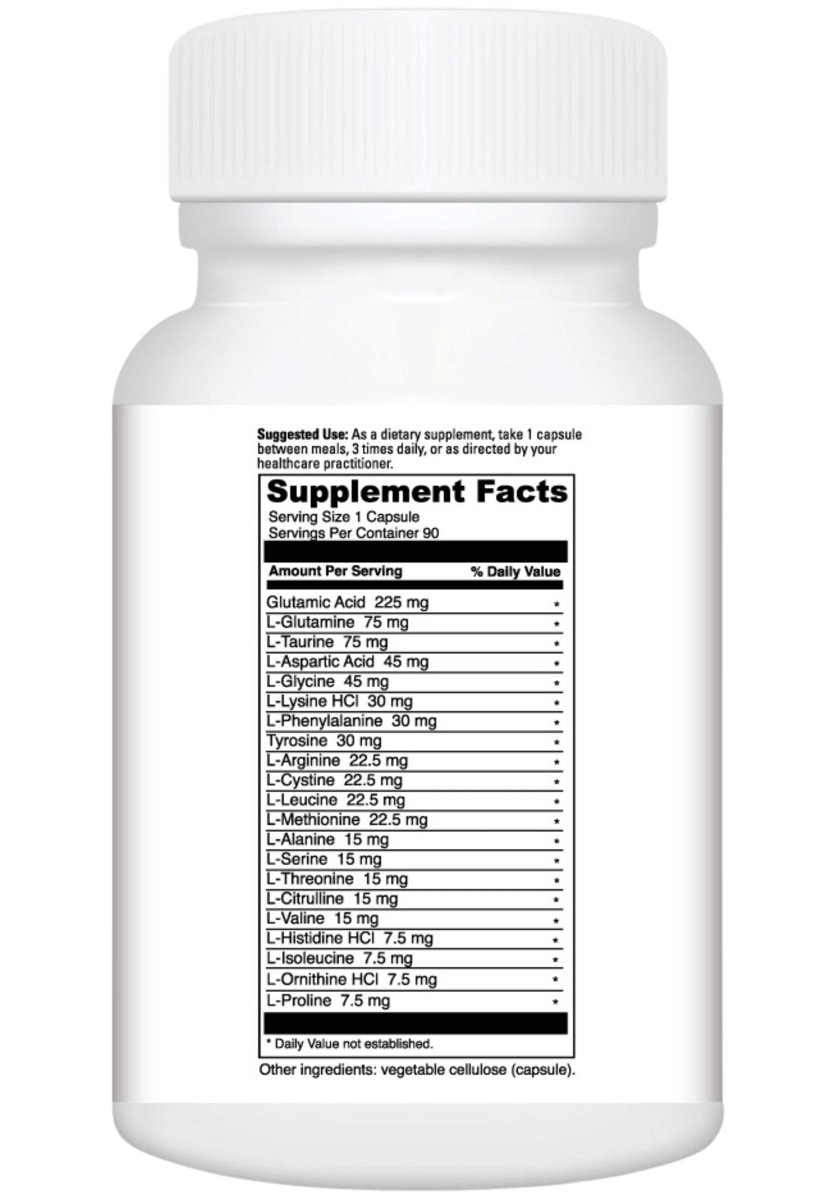 DaVinci Labs Amino 21 Ingredients
