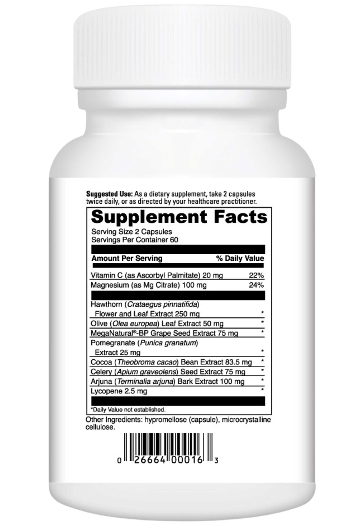 DaVinci Labs BP Elite Ingredients