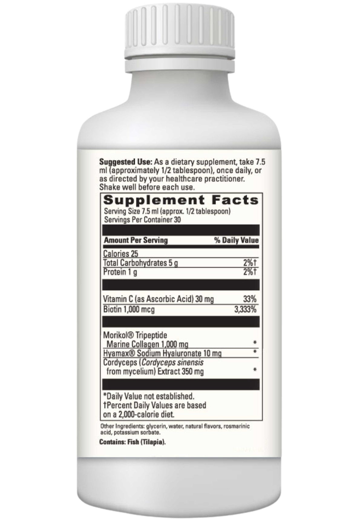 DaVinci Labs Collagen Bright Mint Chocolate Ingredients