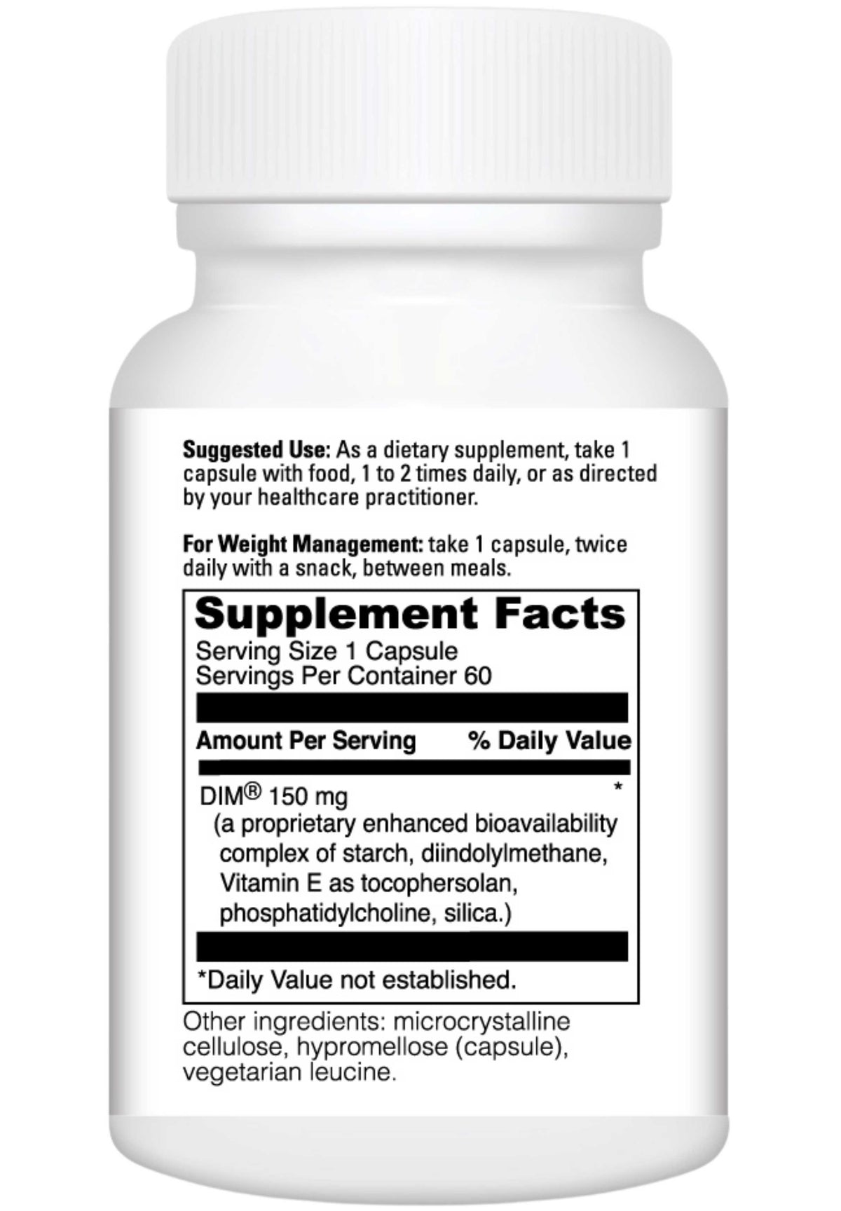 DaVinci Labs DIMPRO 150 mg Ingredients