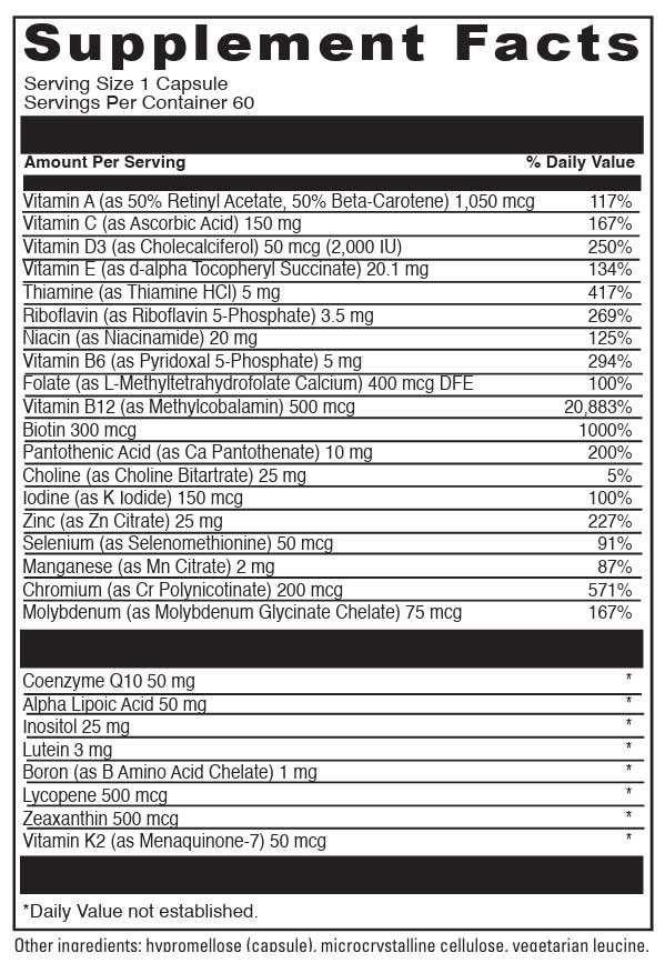 DaVinci Labs Daily Best Ultra Ingredients