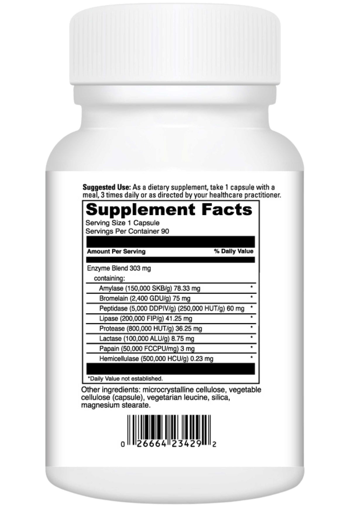 DaVinci Labs Digestive Enzymes ProIngredients