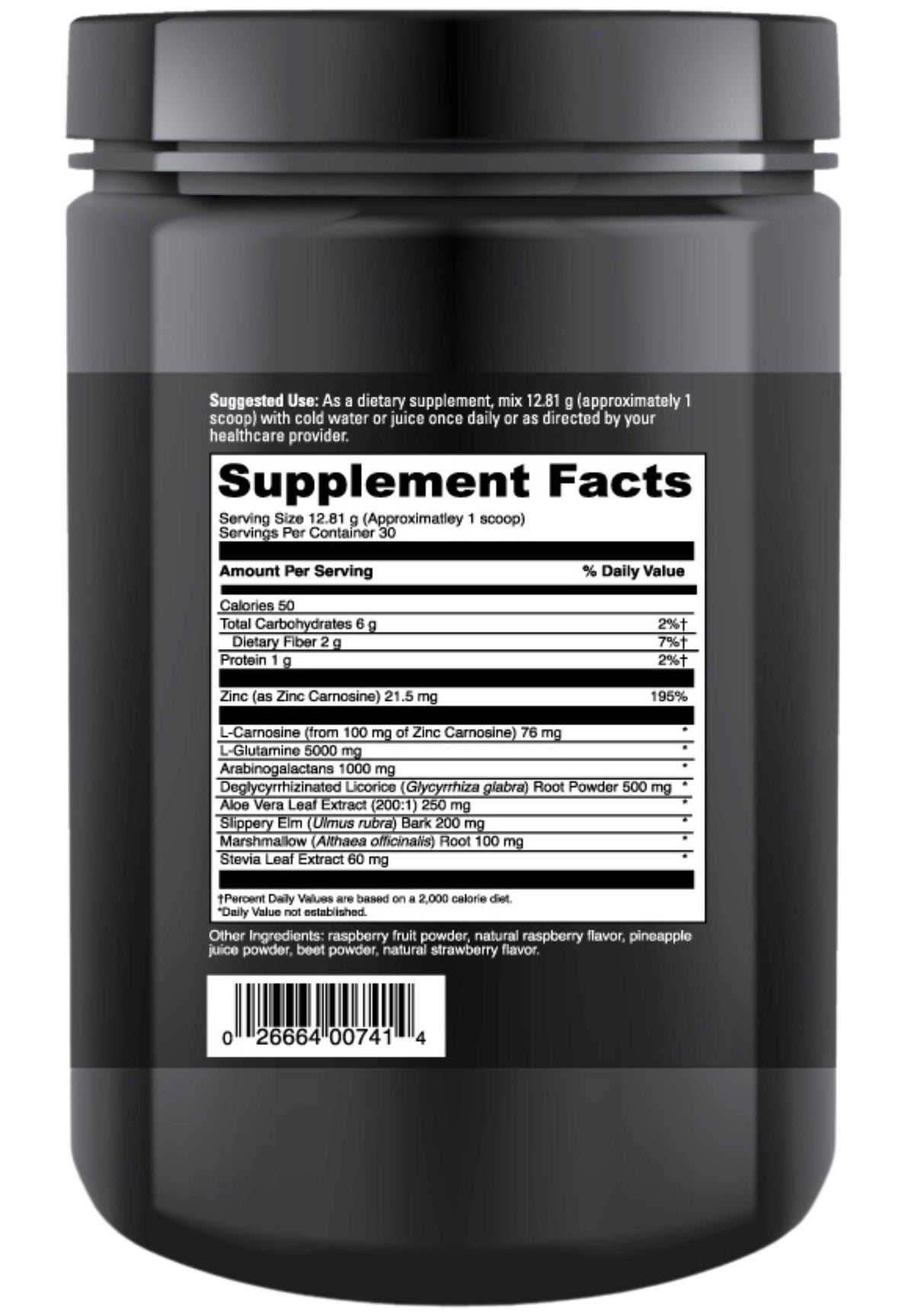 DaVinci Labs G.I. Benefits Ingredients