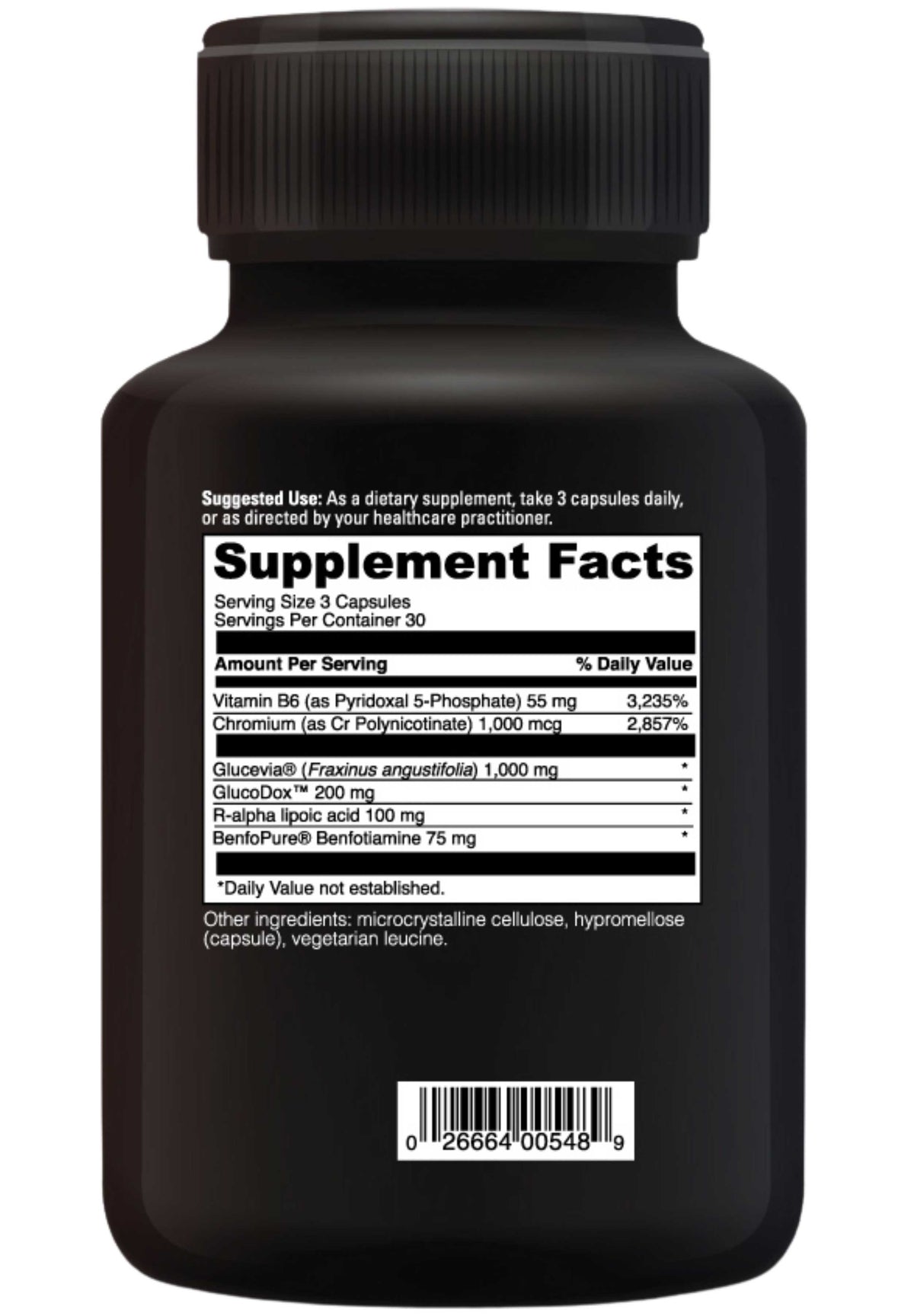 DaVinci Labs Gluco Benefits Ingredients