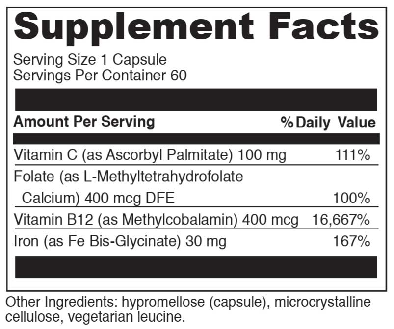 DaVinci Labs Iron Bis-Glycinate Ingredients
