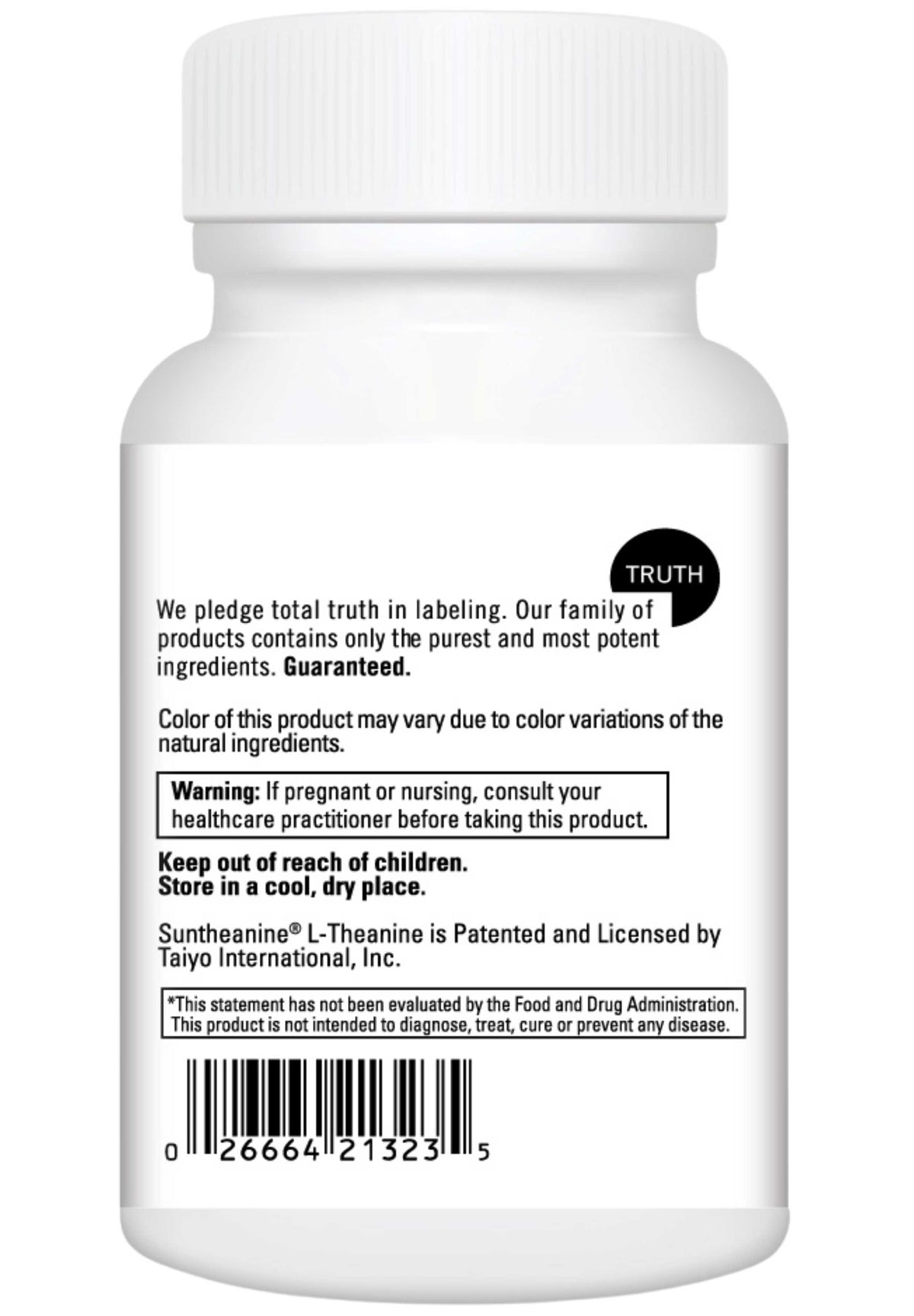 DaVinci Labs L-Theanine Back