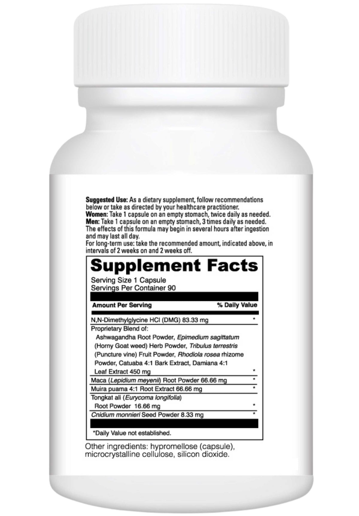 DaVinci Labs Libido Ingredients