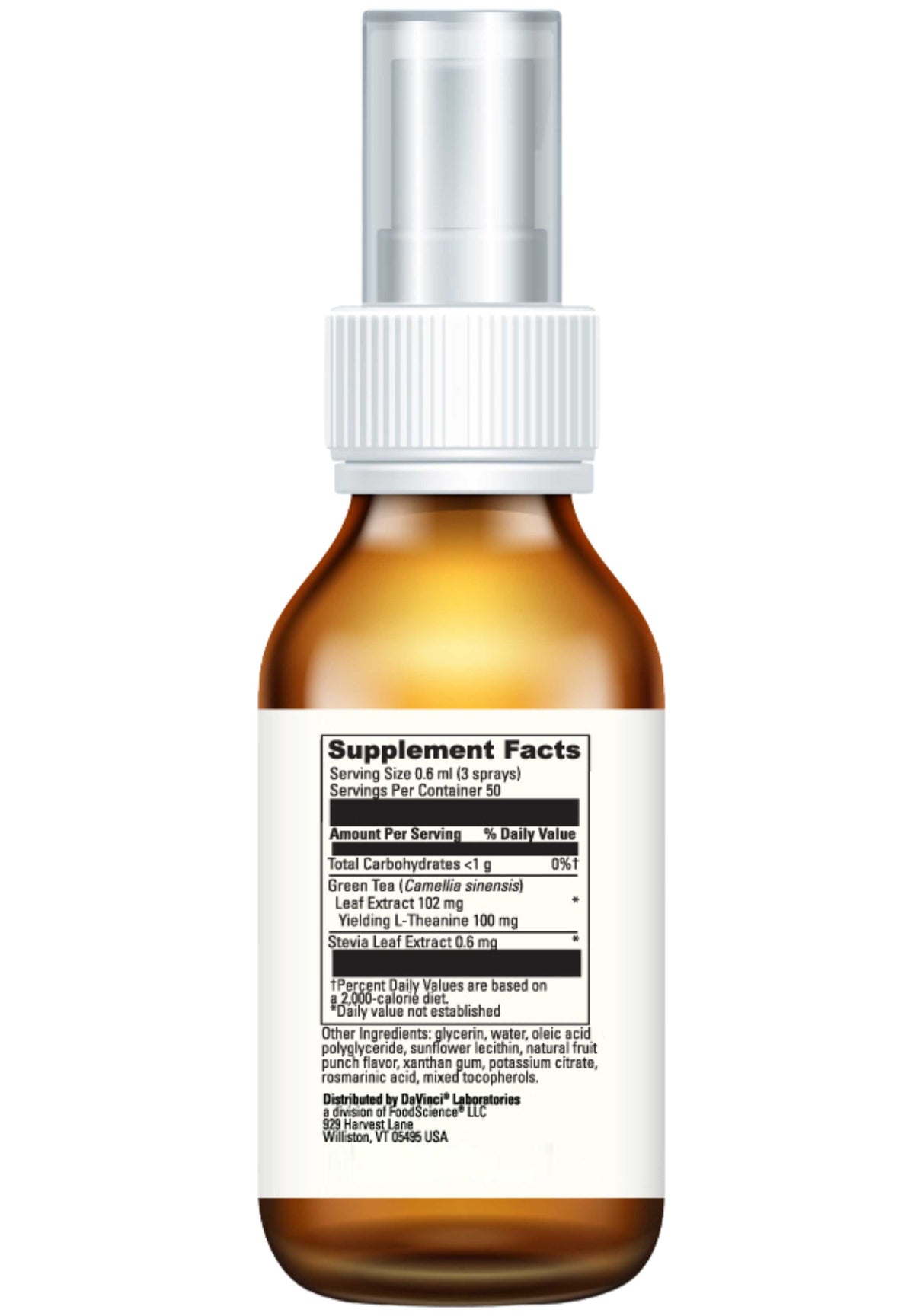 DaVinci Labs Liposomal L-Theanine Ingredients