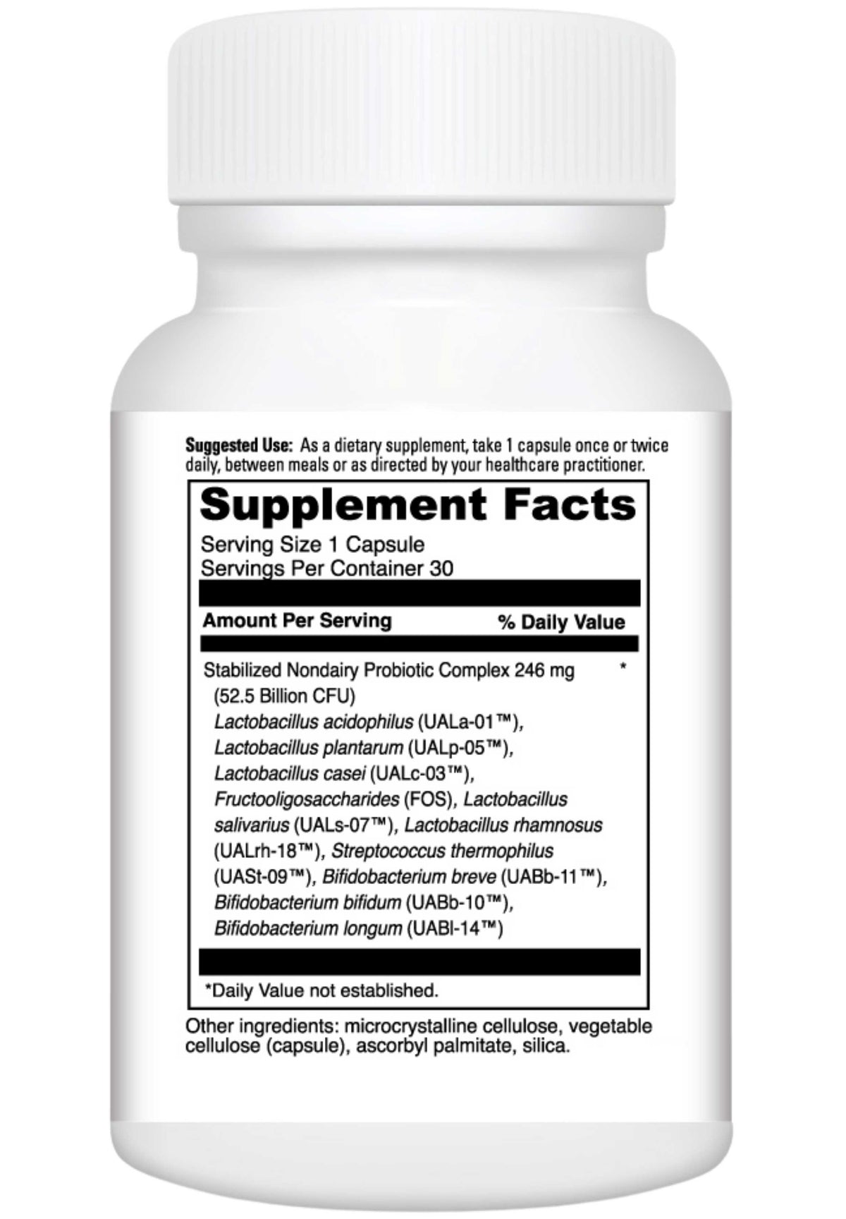 DaVinci Labs Mega Probiotic ND 50 Ingredients