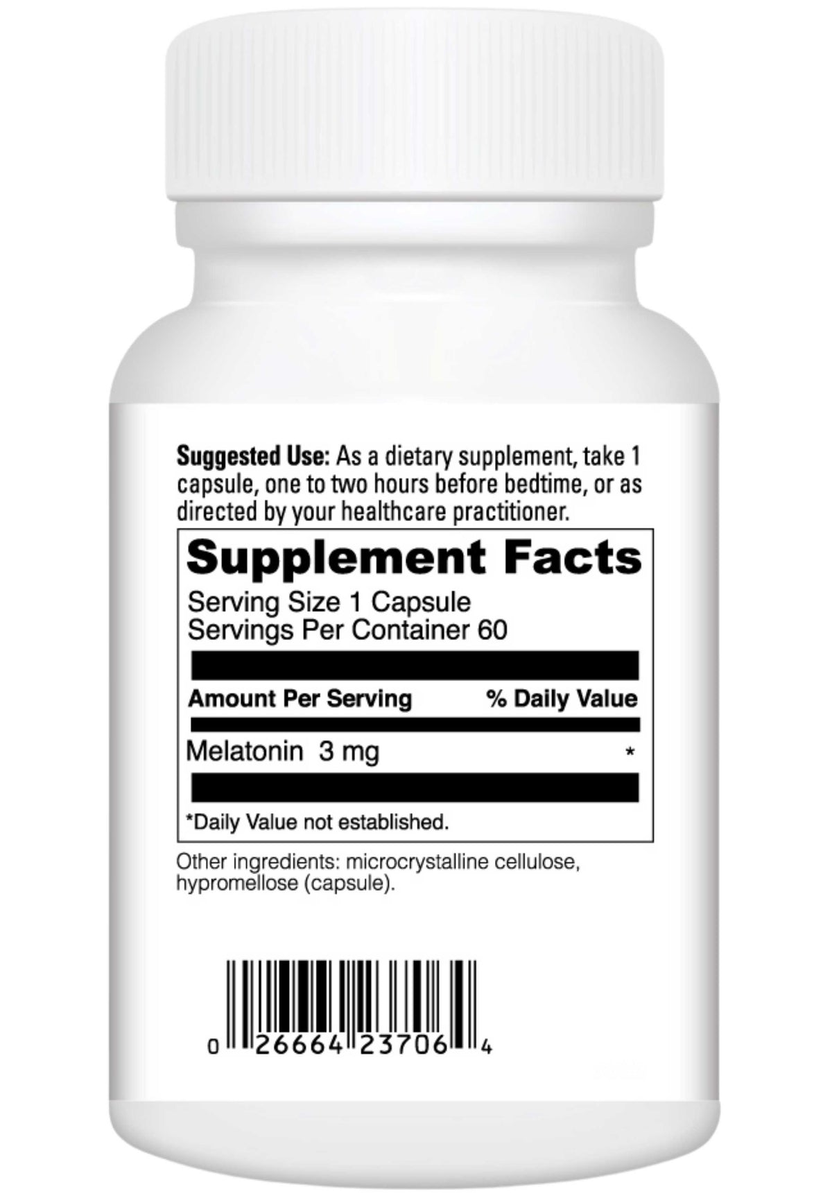 DaVinci Labs Melatonin-3 Ingredients
