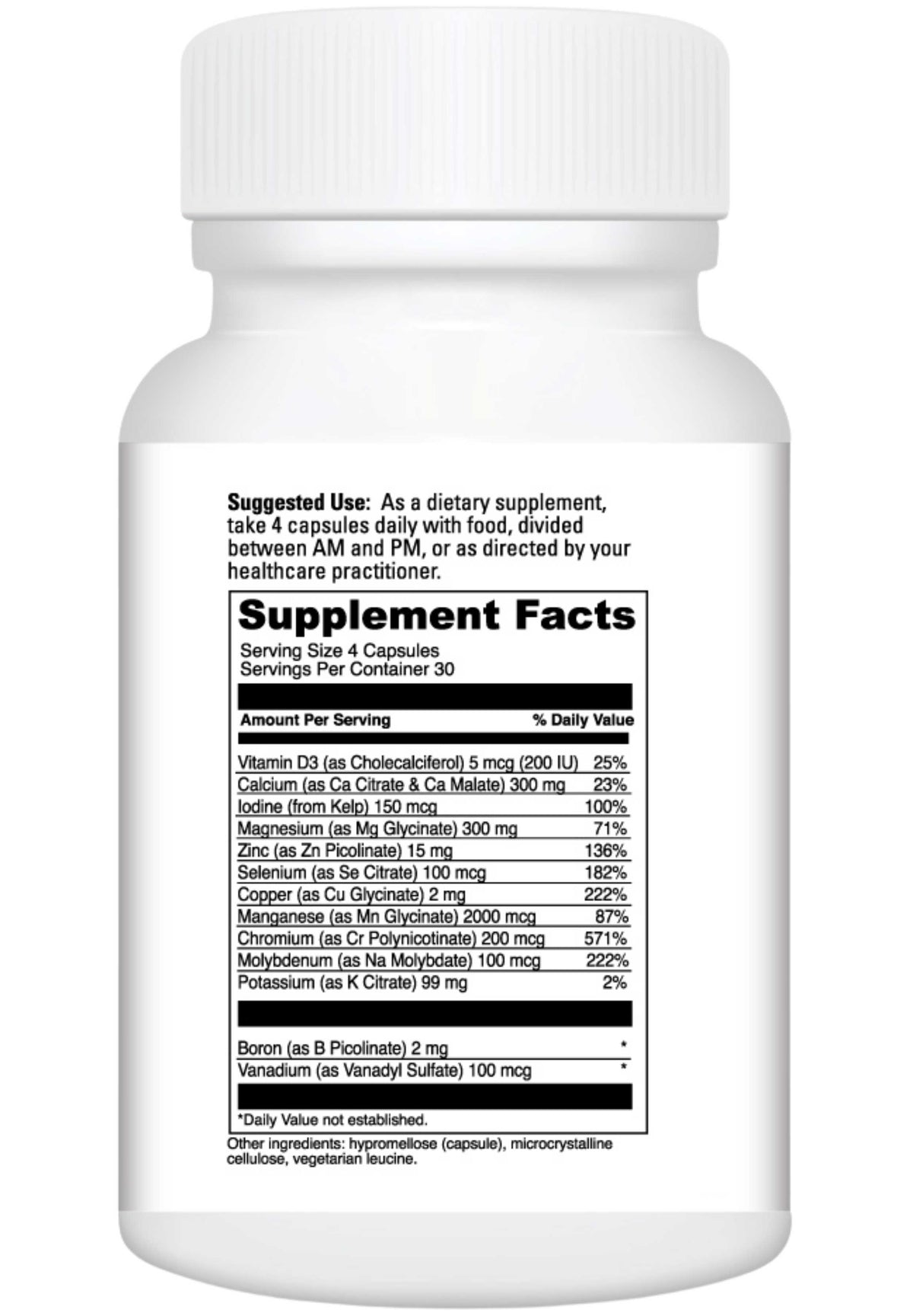 DaVinci Labs Multi-Mineral Complex with D3 Ingredients