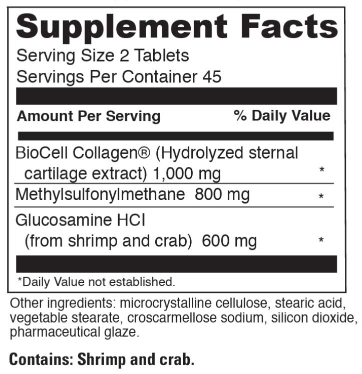 DaVinci Labs Nature's Collagen Ingredients