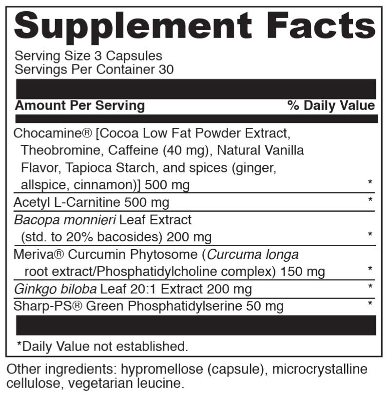 DaVinci Labs Neuro Benefits Ingredients