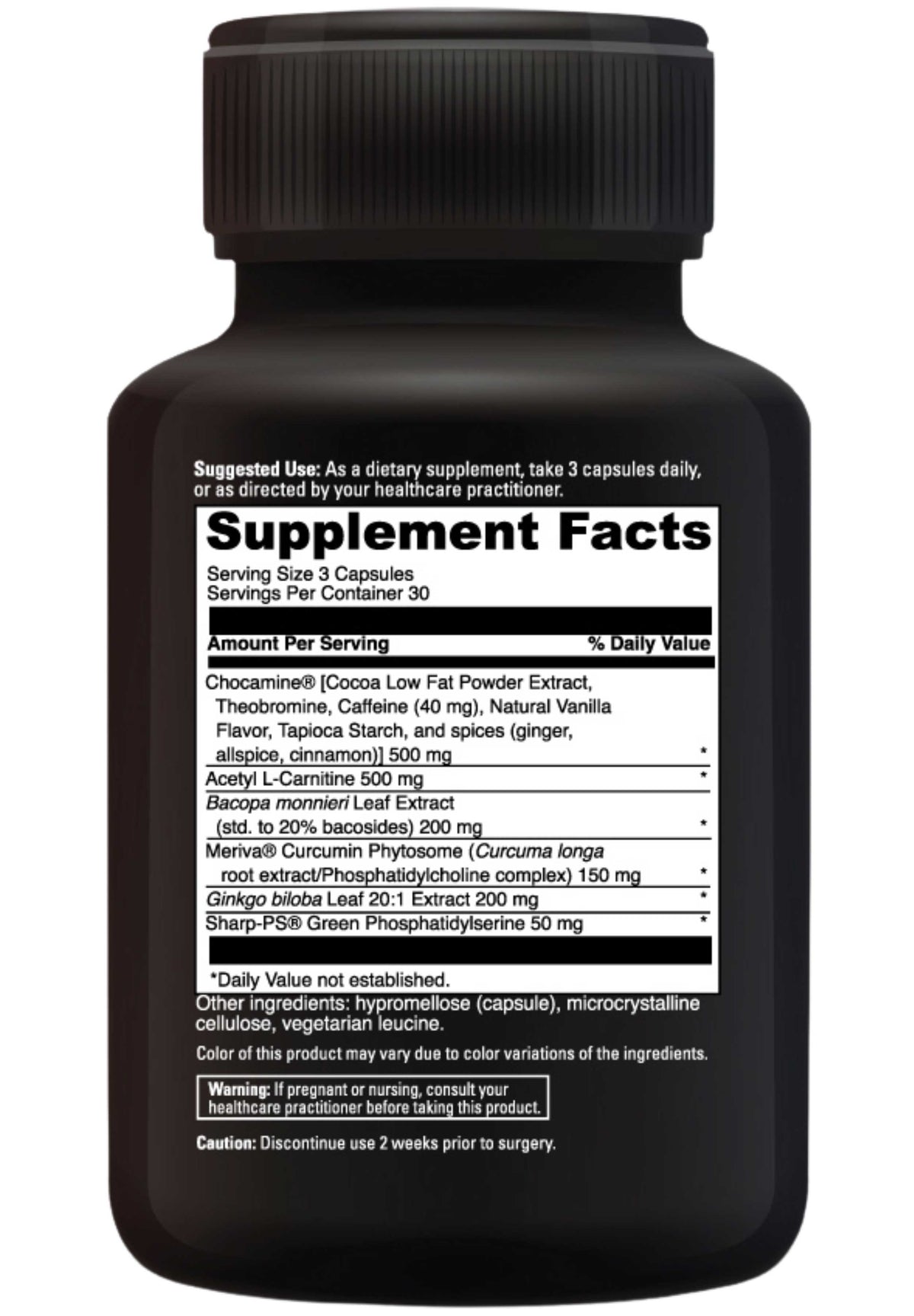 DaVinci Labs Neuro Benefits Ingredients