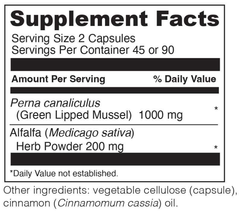 DaVinci Labs Perna Ingredients