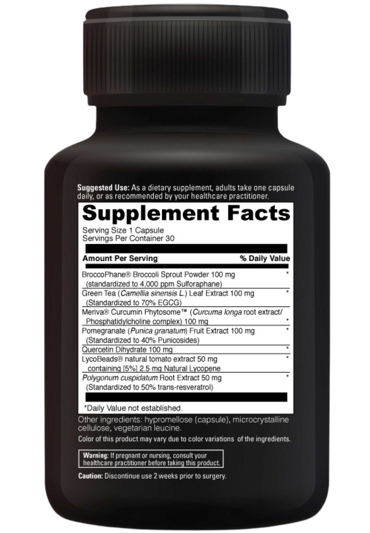 DaVinci Labs Phyto Benefits Ingredients