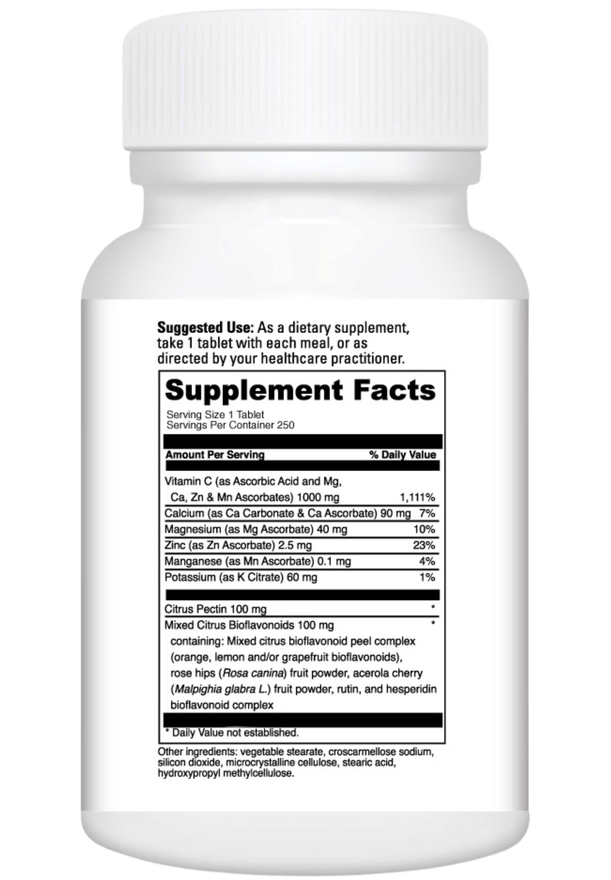 DaVinci Labs Poten-C 1000 mg Ingredients