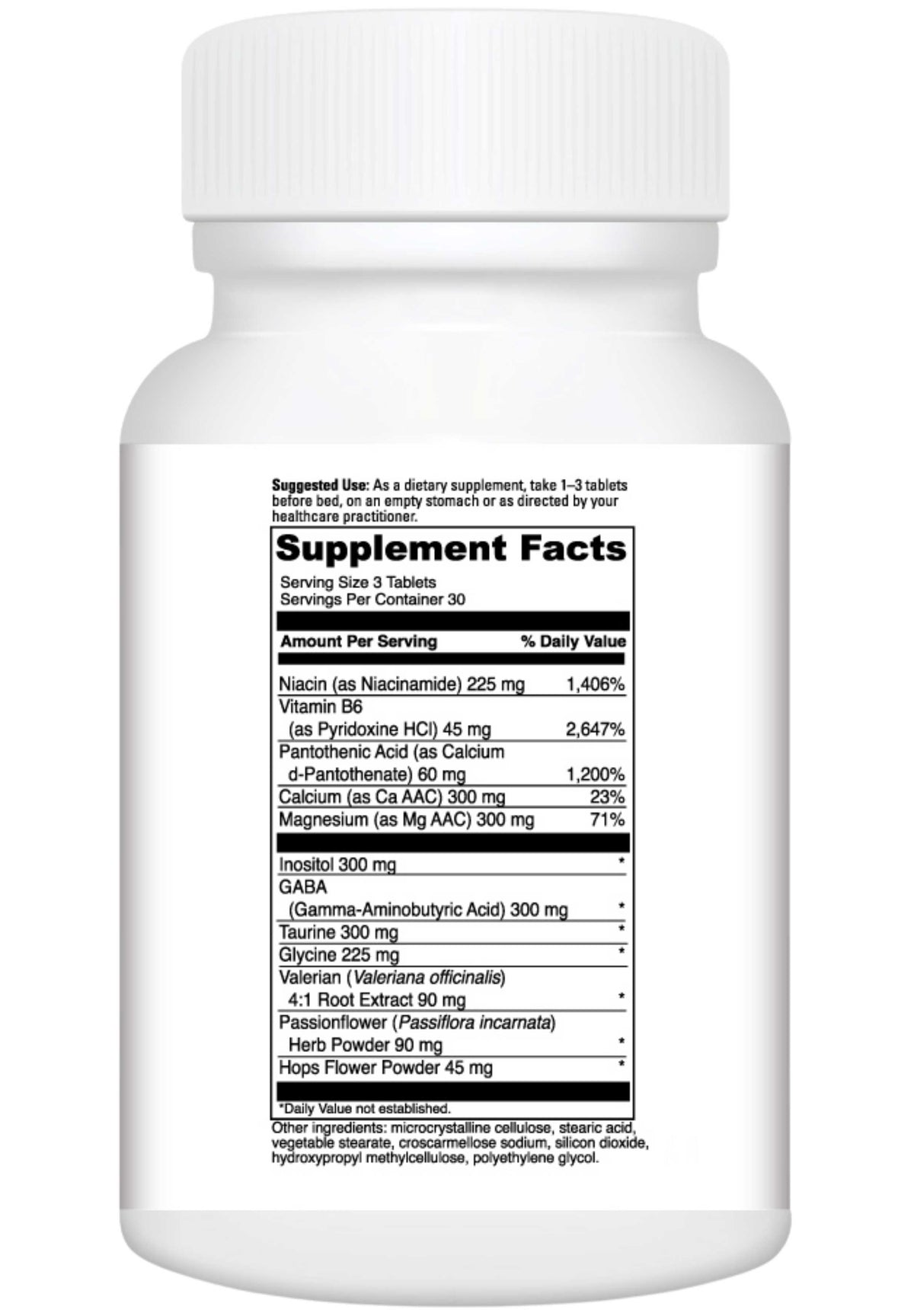 DaVinci Labs Valer Amino Ingredients